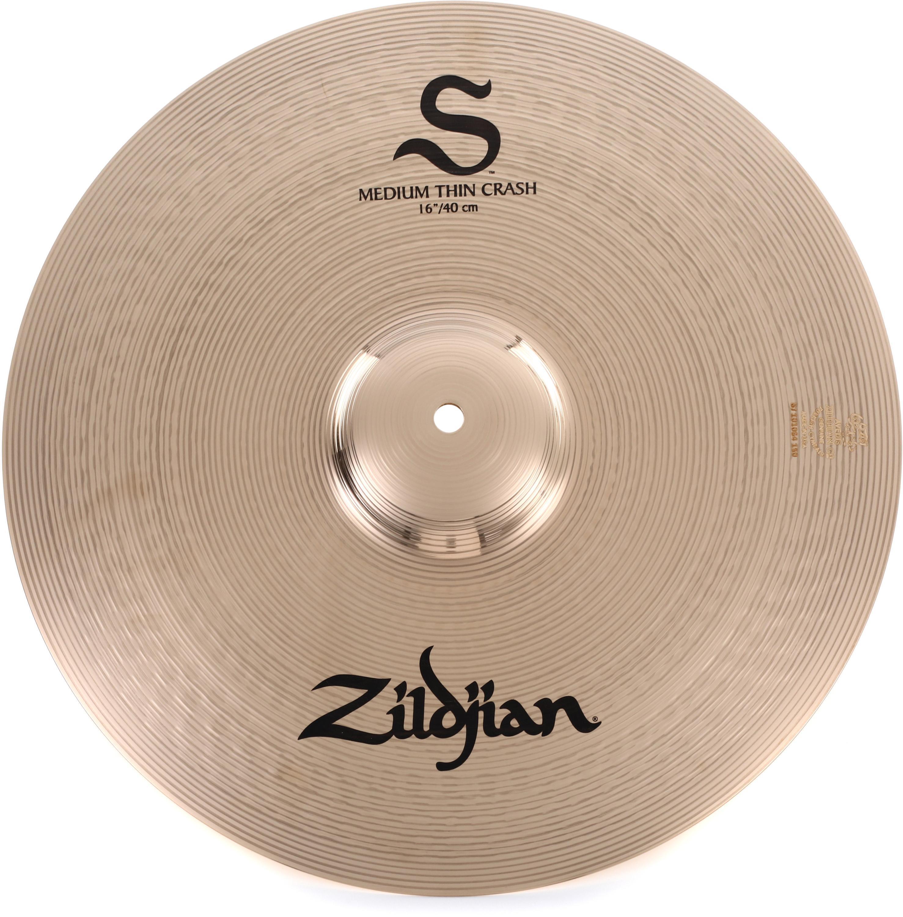 Zildjian 16 inch S Series Medium Thin Crash Cymbal | Sweetwater