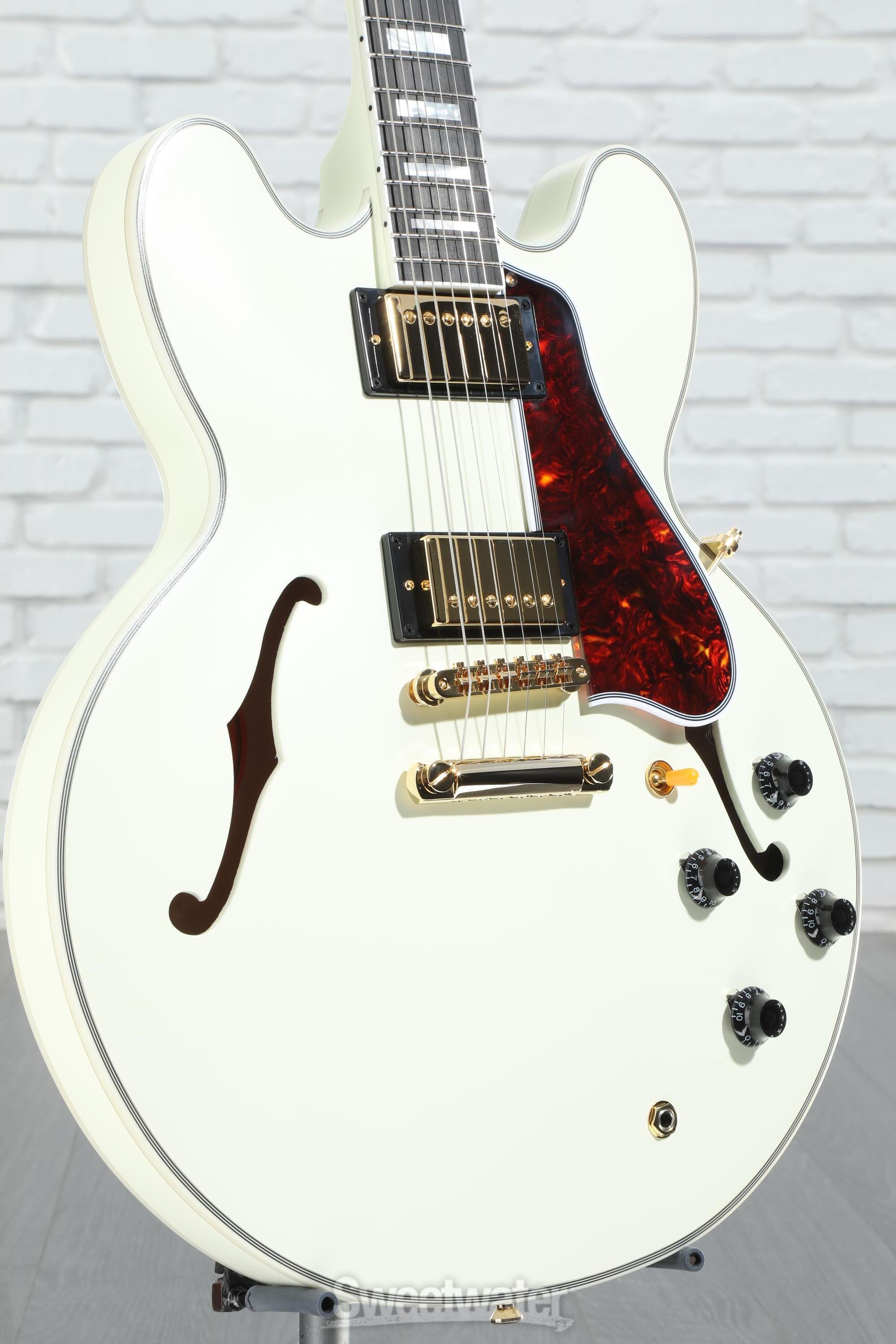 Epiphone ES-355 ホワイト by Gibson セミアコ Epiphone 1959 ES-355 Semi-hollowbody Electric Guitar