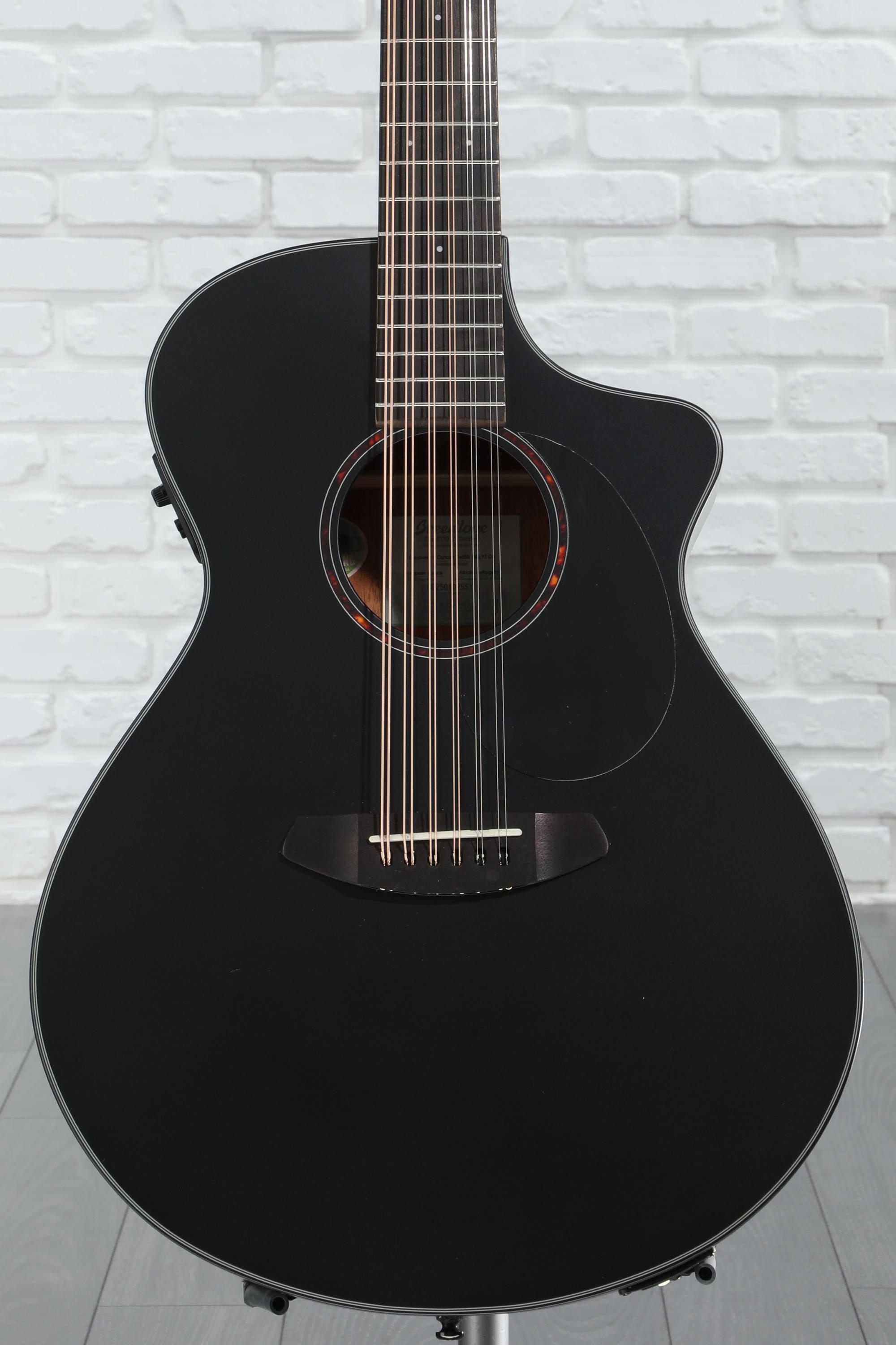 Breedlove Discovery S Concert 12 CE Double-course Acoustic-electric Guitar - Satin Black