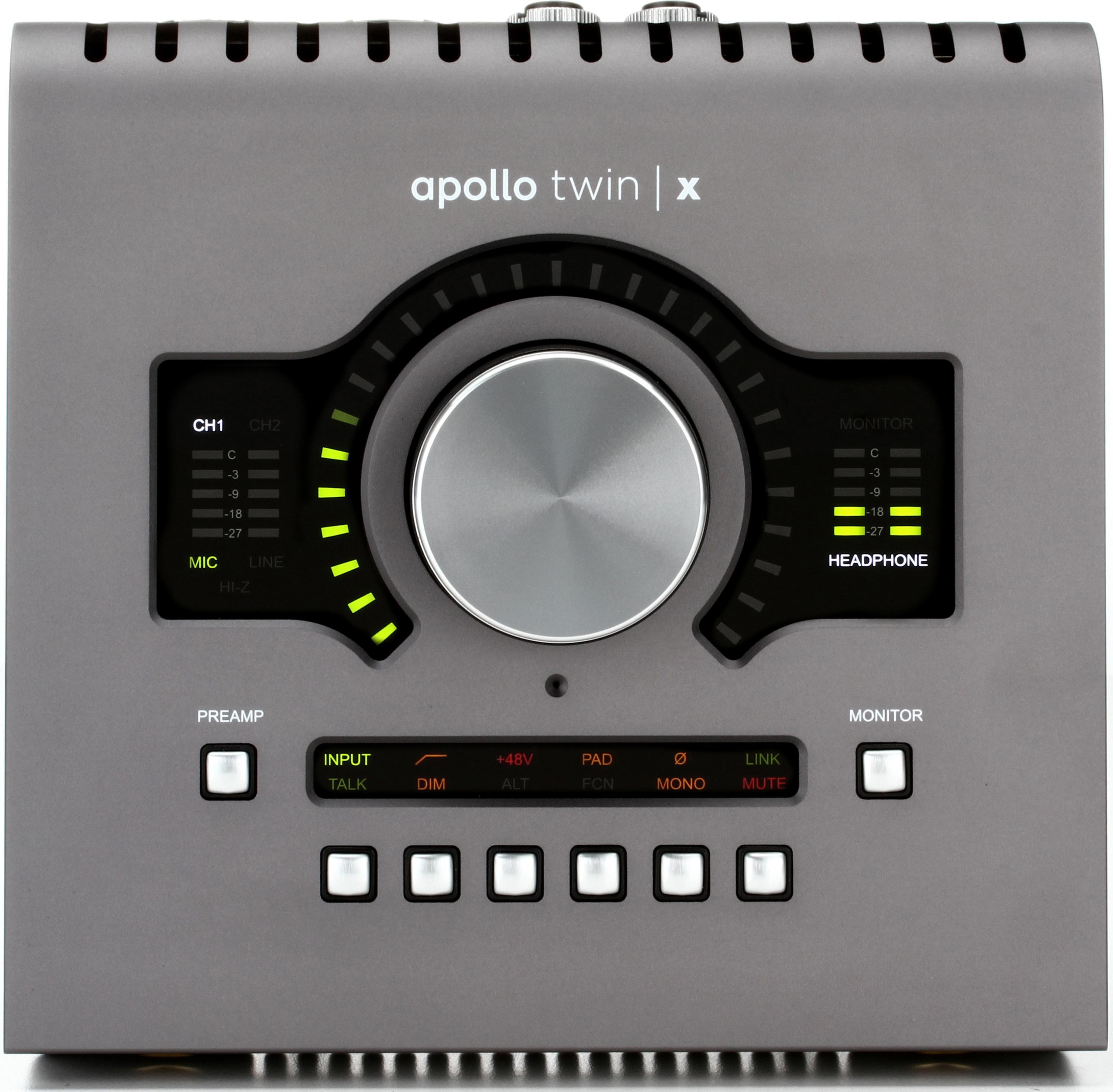 Universal Audio Apollo Twin X QUAD 10x6 Thunderbolt Audio Interface with  UAD DSP Reviews | Sweetwater