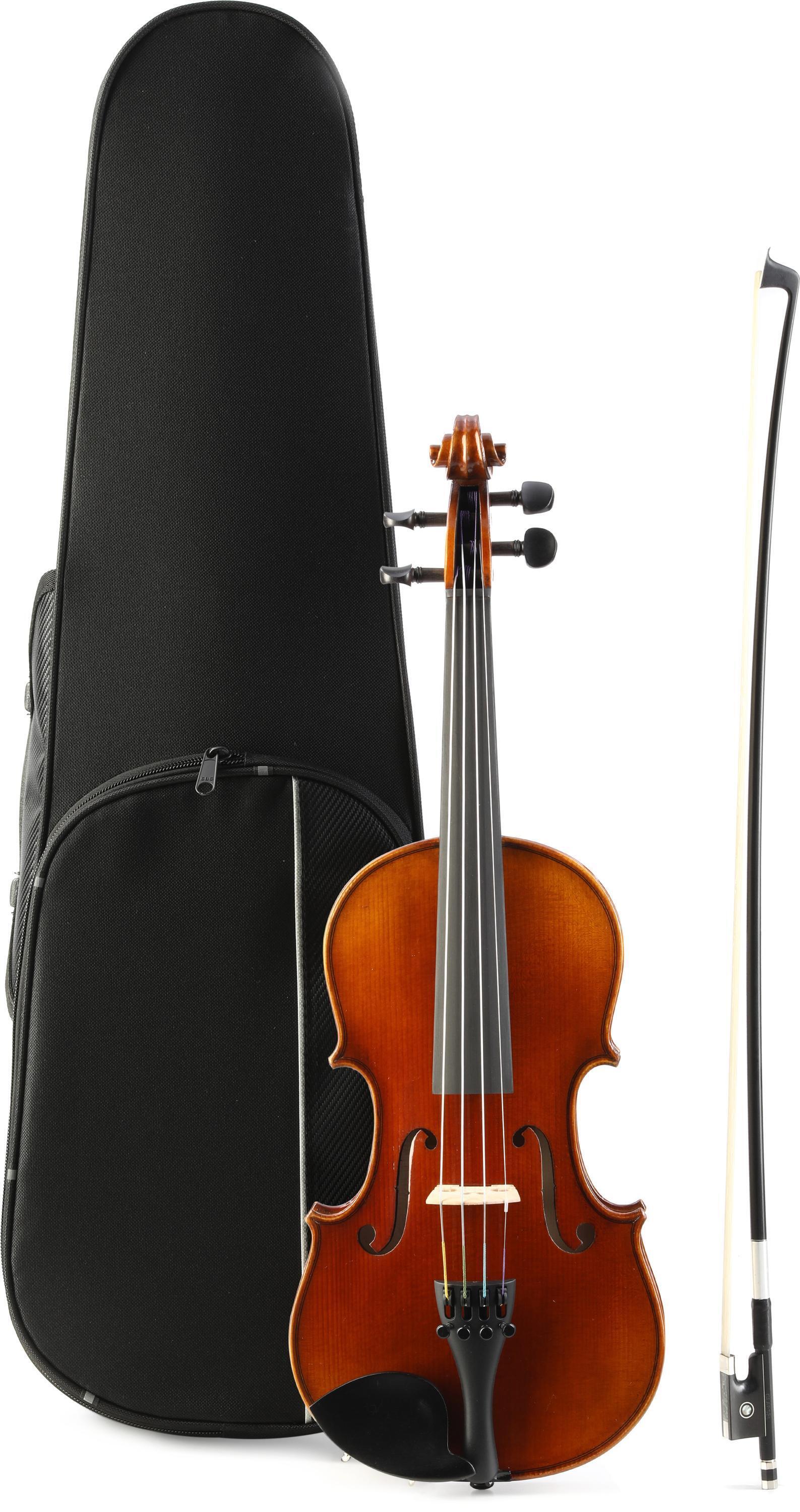 Photo of William Lewis & Son SWVL411E2H 411 Student Violin Outfit - 1/2 Size