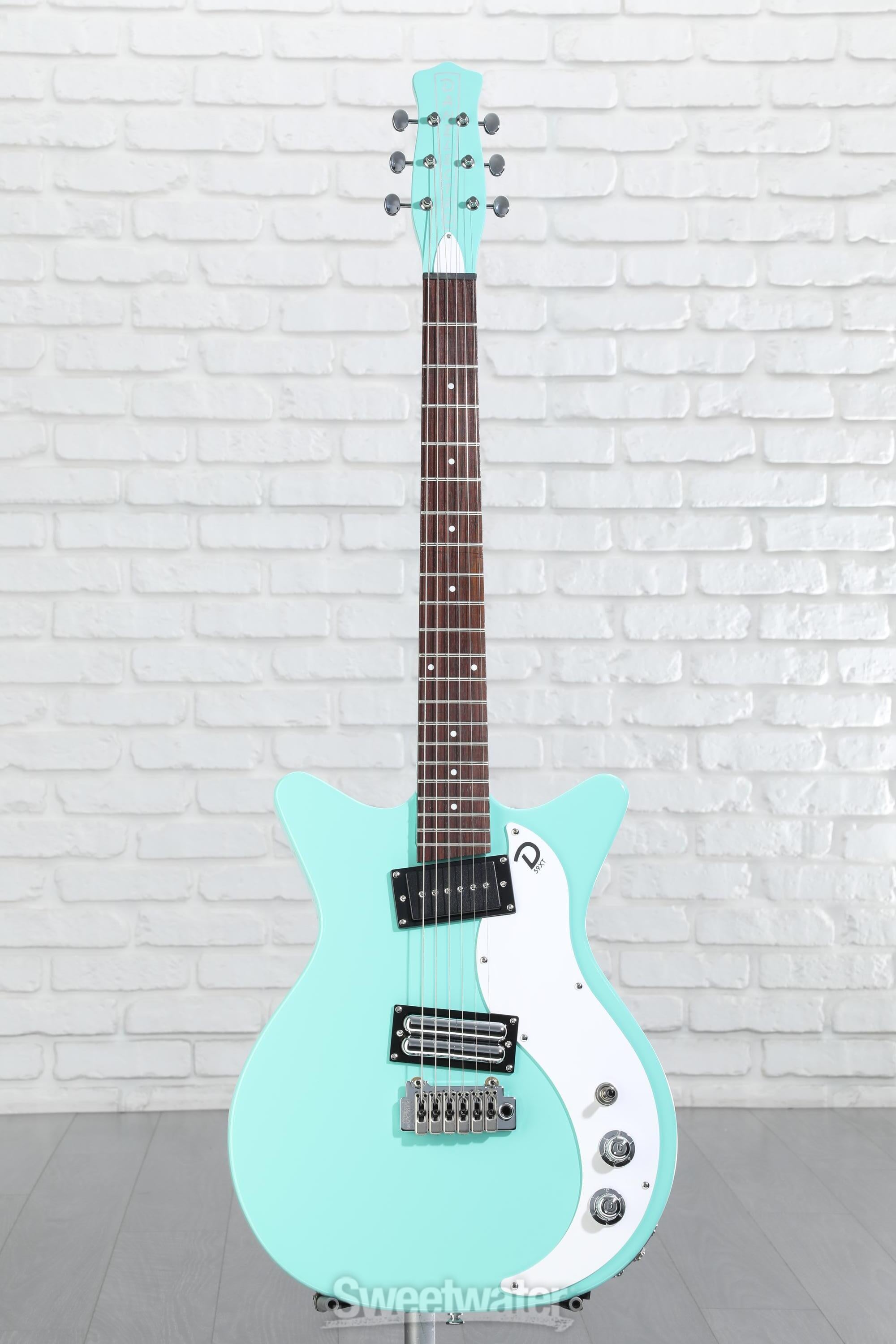 Danelectro 59XT Electric Guitar - Dark Aqua | Sweetwater