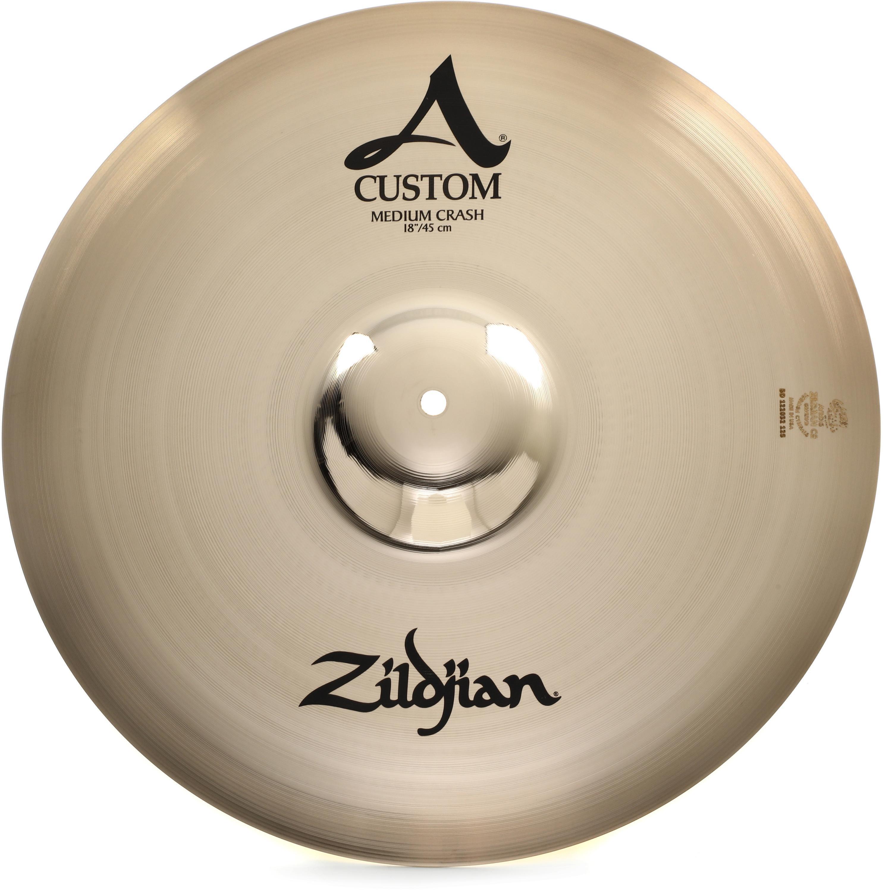 その他 Zildjian A custom Medium Crash 18 Zildjian 18 inch A Custom Medium Crash Cymbal | Sweetwater