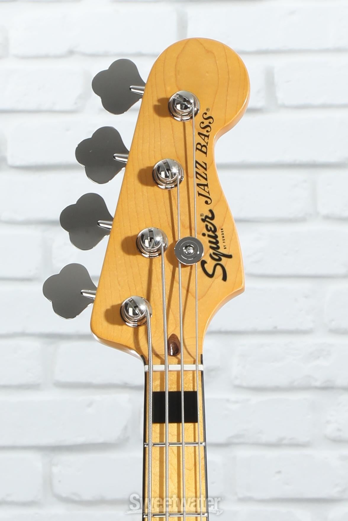 Amazon.com: Squier Classic Vibe 70s 5-String Jazz Bass, Natural, Maple  Fingerboard : Musical Instruments