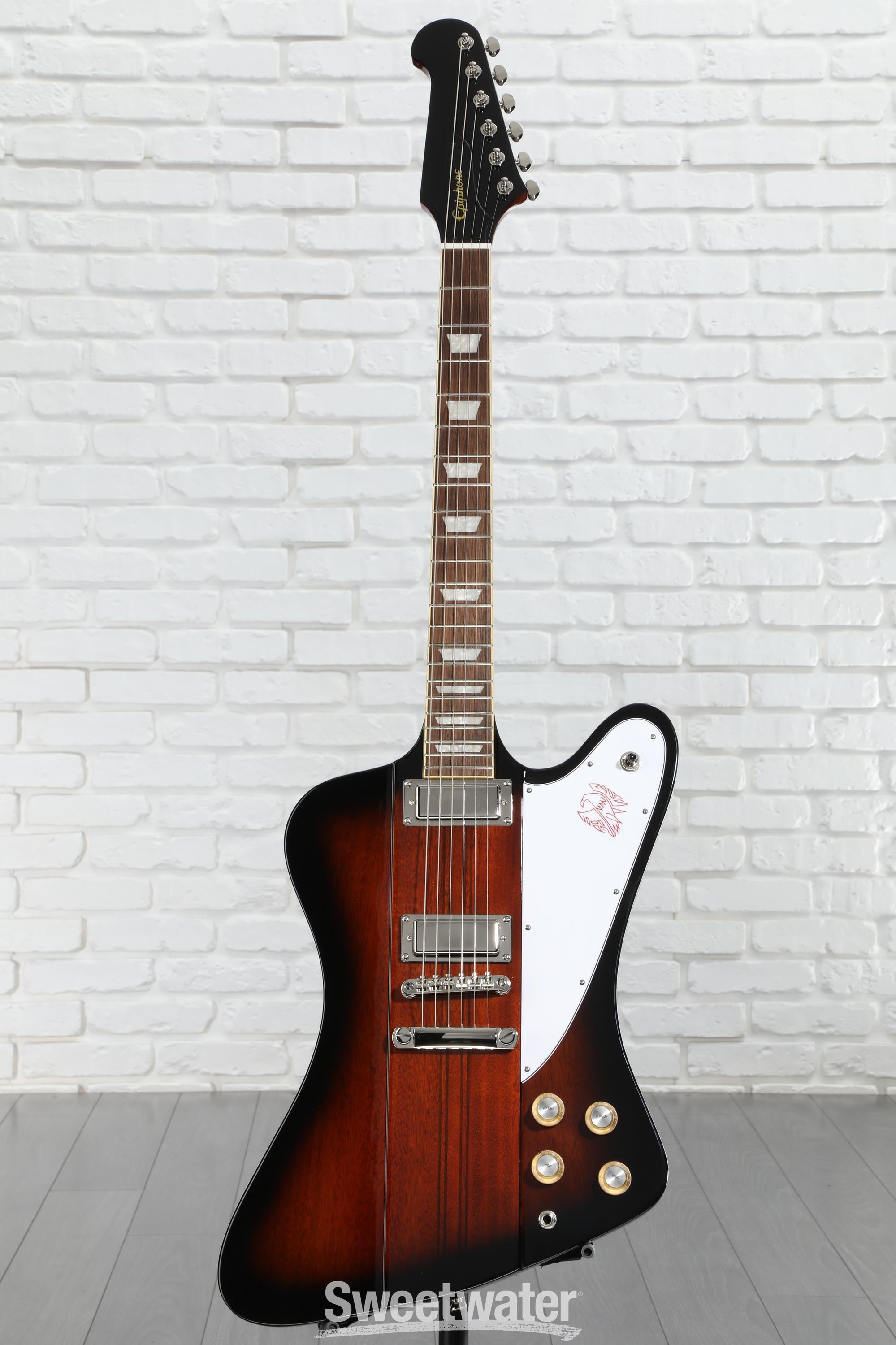 【ふぶ 】Epiphone Firebir Epiphone Firebird Electric Guitar - Vintage Sunburst | Sweetwater