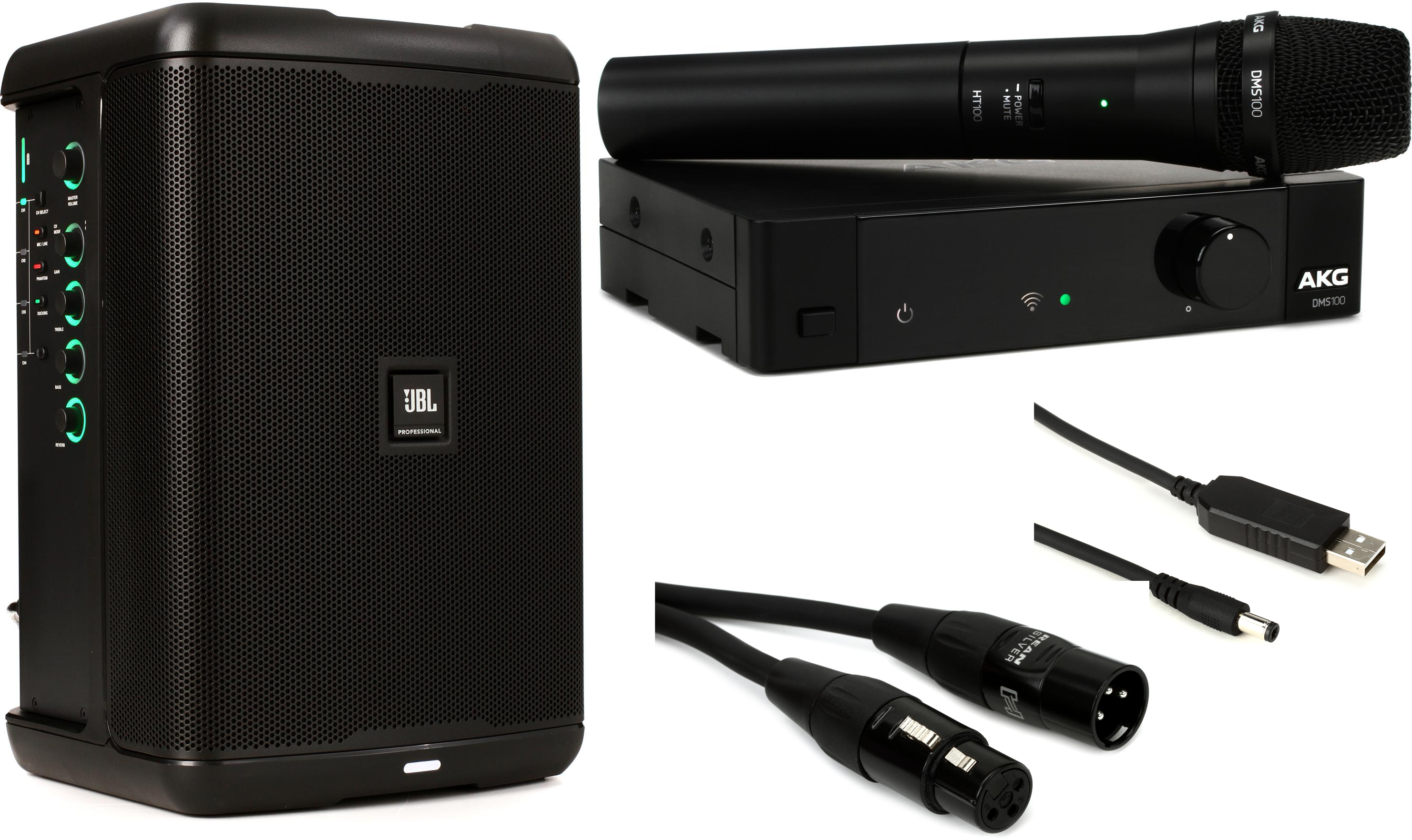 JBL EON One Compact Portable PA with DMS100HH Digital
