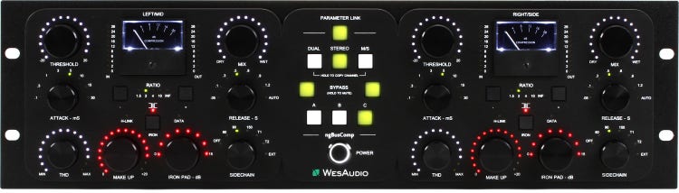 WesAudio ngBusComp - Compresseur VCA à commandes numériques