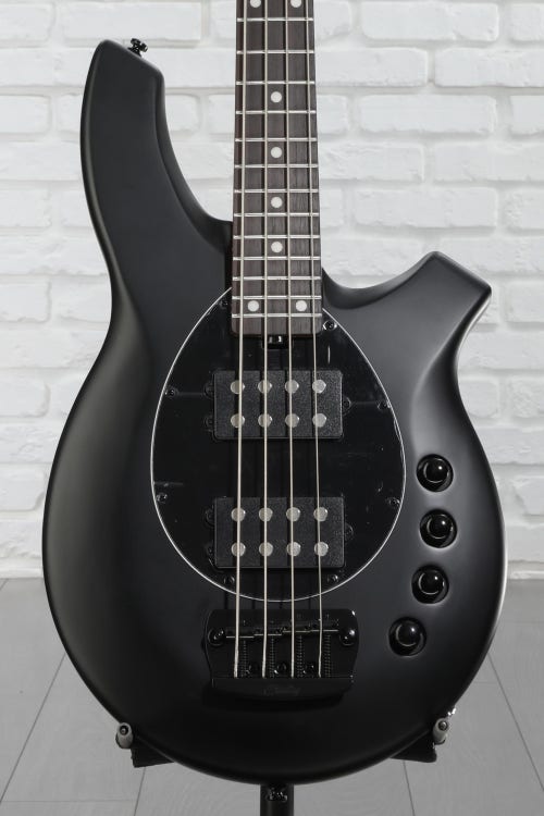 Sterling By Music Man Bongo Electric Bass Guitar - Satin Black