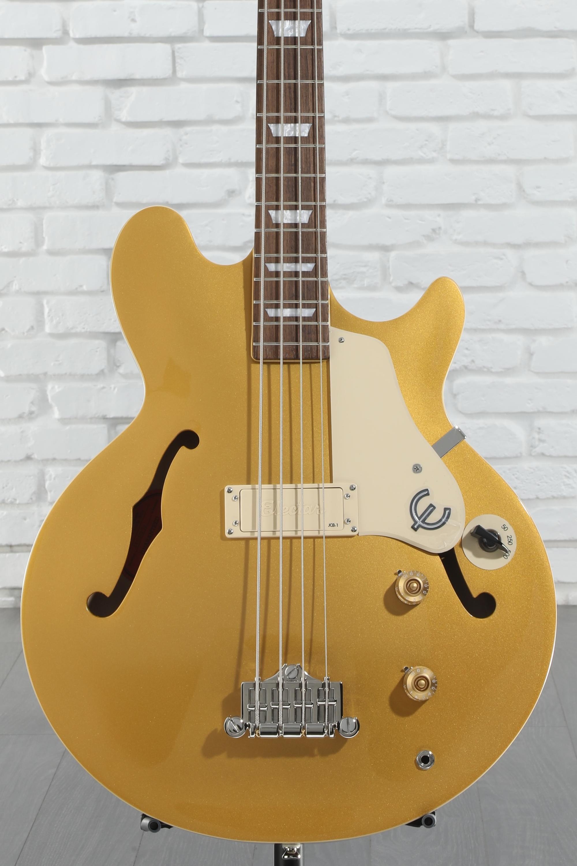 Epiphone Jack Casady Signature Bass Guitar - Metallic Gold