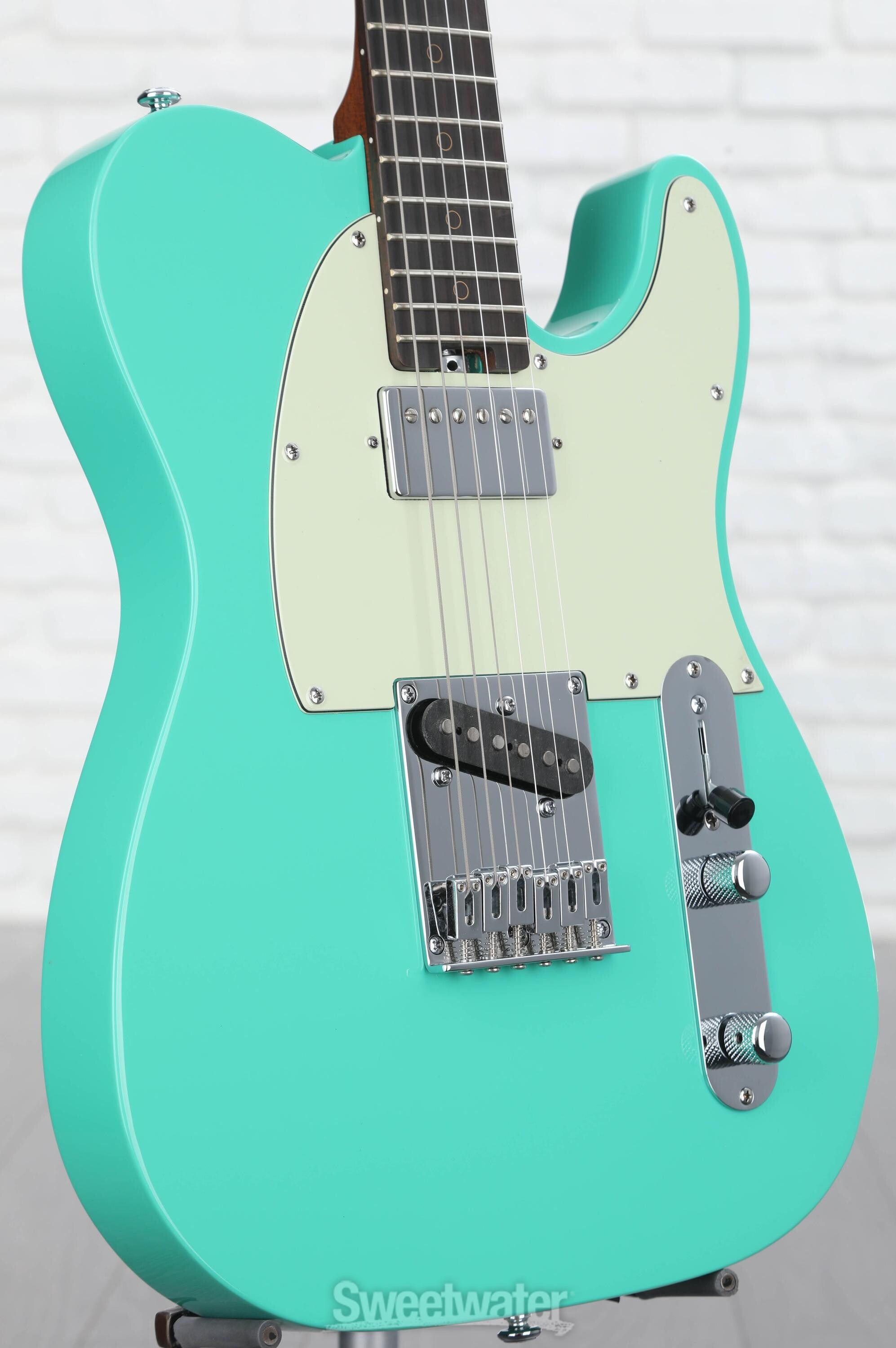 Schecter Nick Johnston Signature PT Electric Guitar - Atomic Green |  Sweetwater