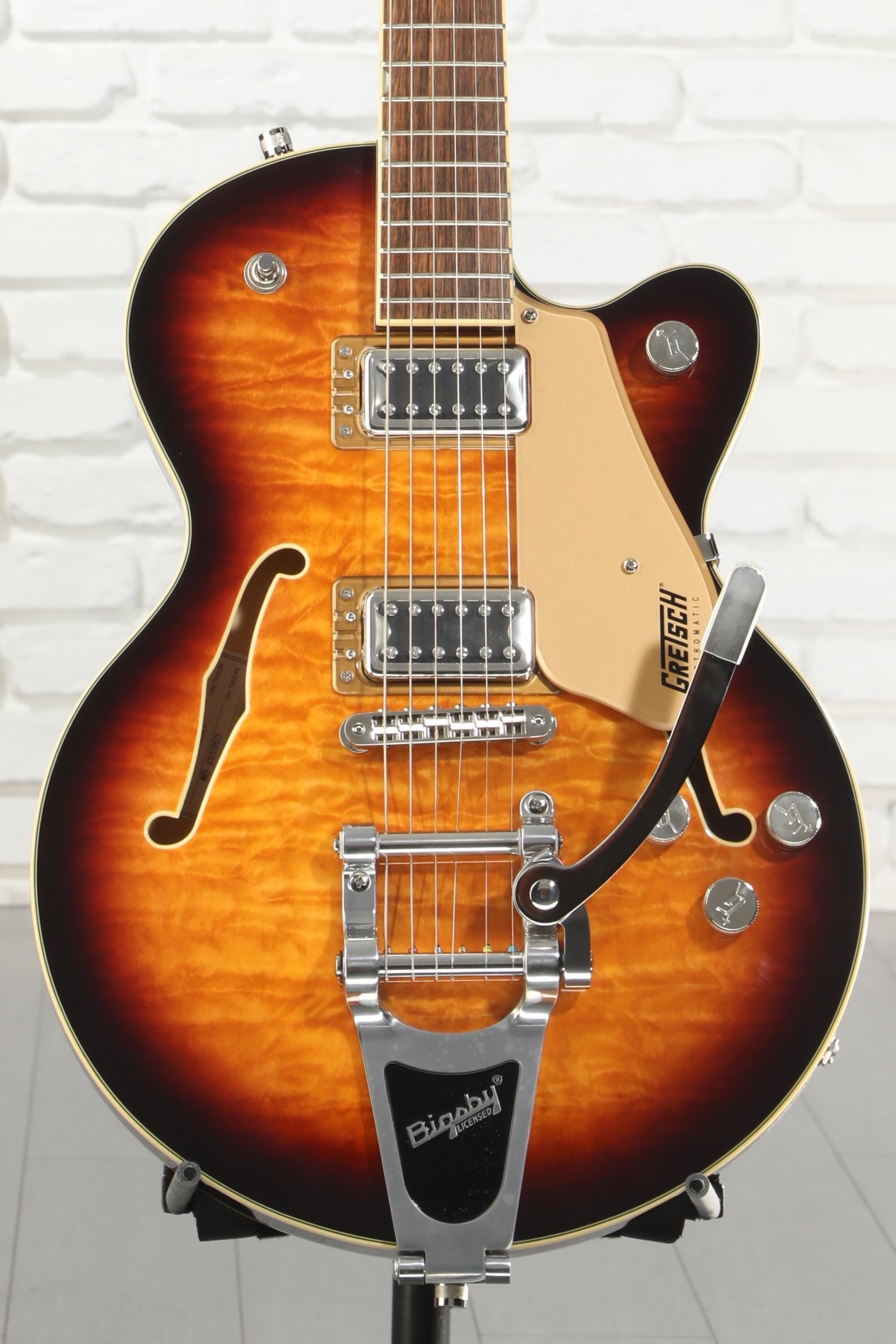 Gretsch G5655T-QM Electromatic Center Block Jr. Quilt Semi