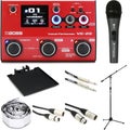 Photo of Boss VE-22 Vocal Effects and Looper Pedal Performance Bundle