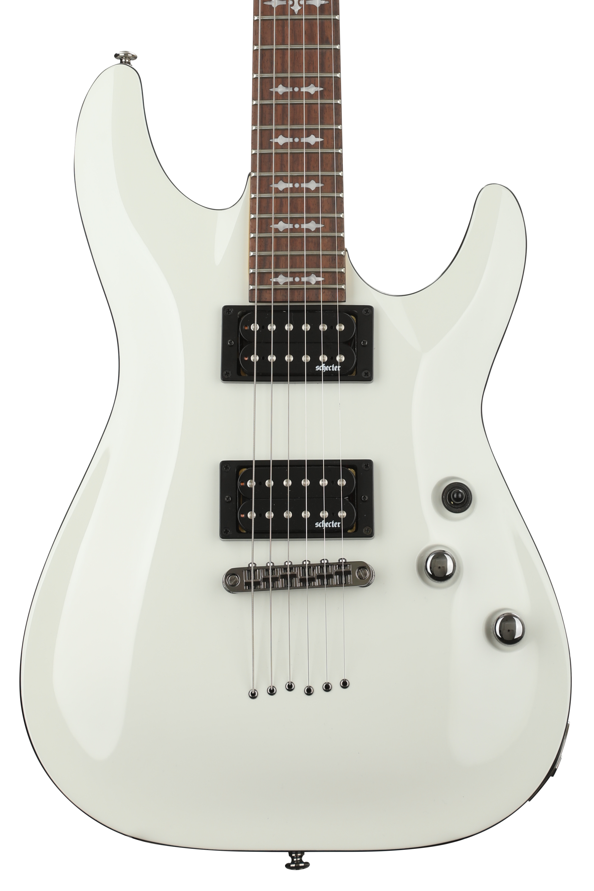 Schecter Omen-6 Electric Guitar - Gloss White | Sweetwater