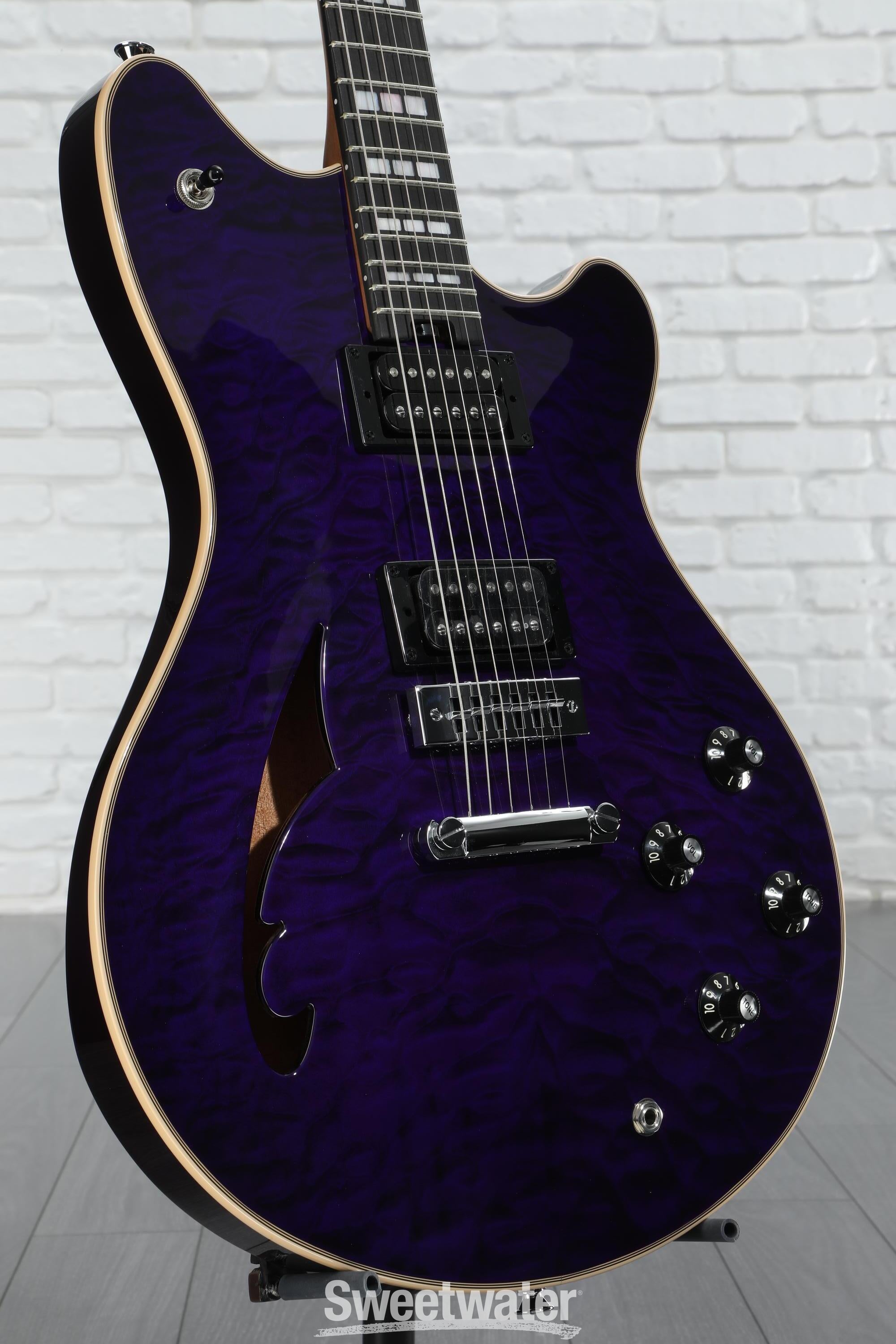 EVH SA-126 Special Quilted Maple Electric Guitar - Trans Purple
