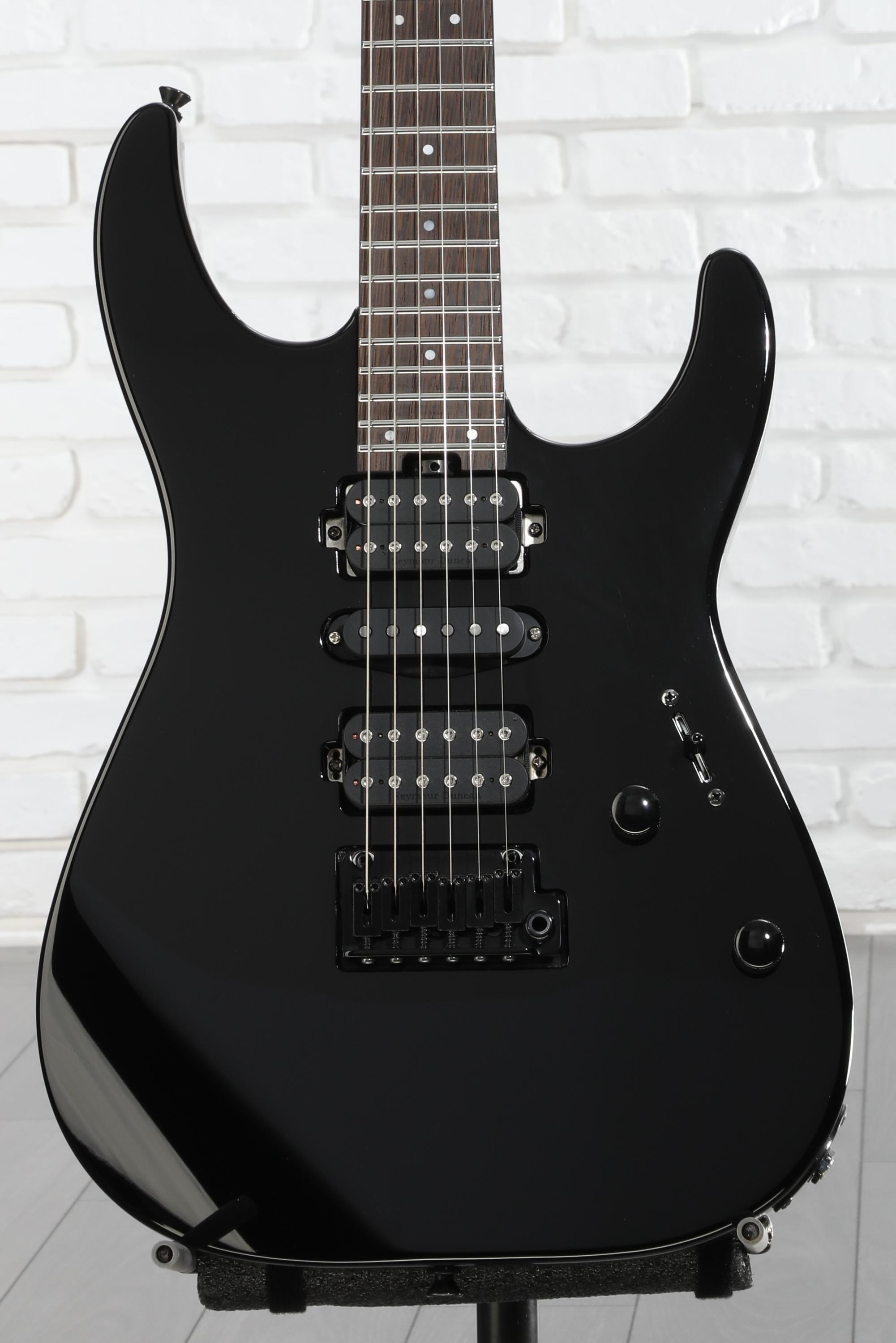 まちゃ v2.1 Charvel MJ DK24 HSH 2PT Electric Guitar - Black | Sweetwater