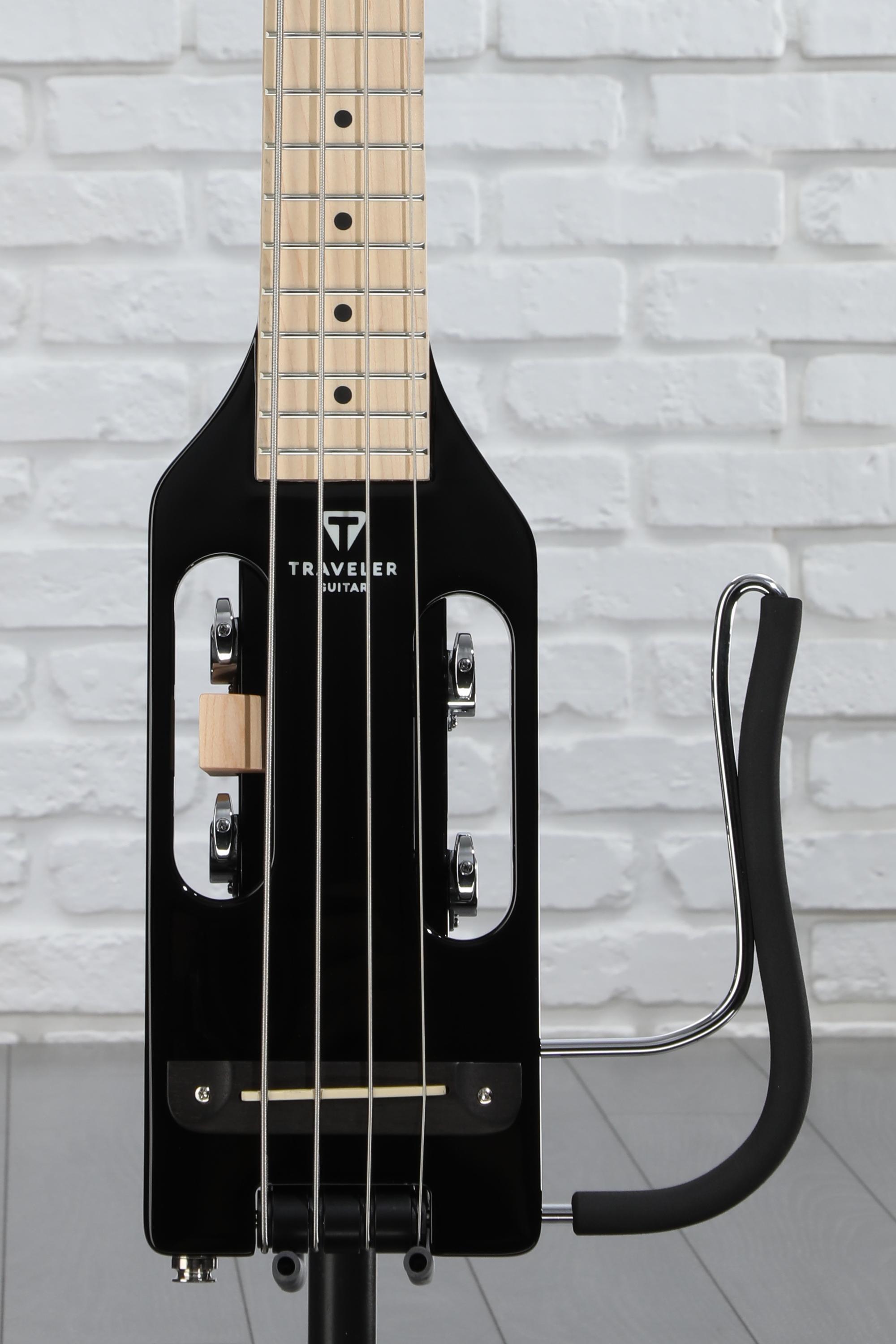Traveler Guitar Ultra-Light Bass Guitar - Gloss Black