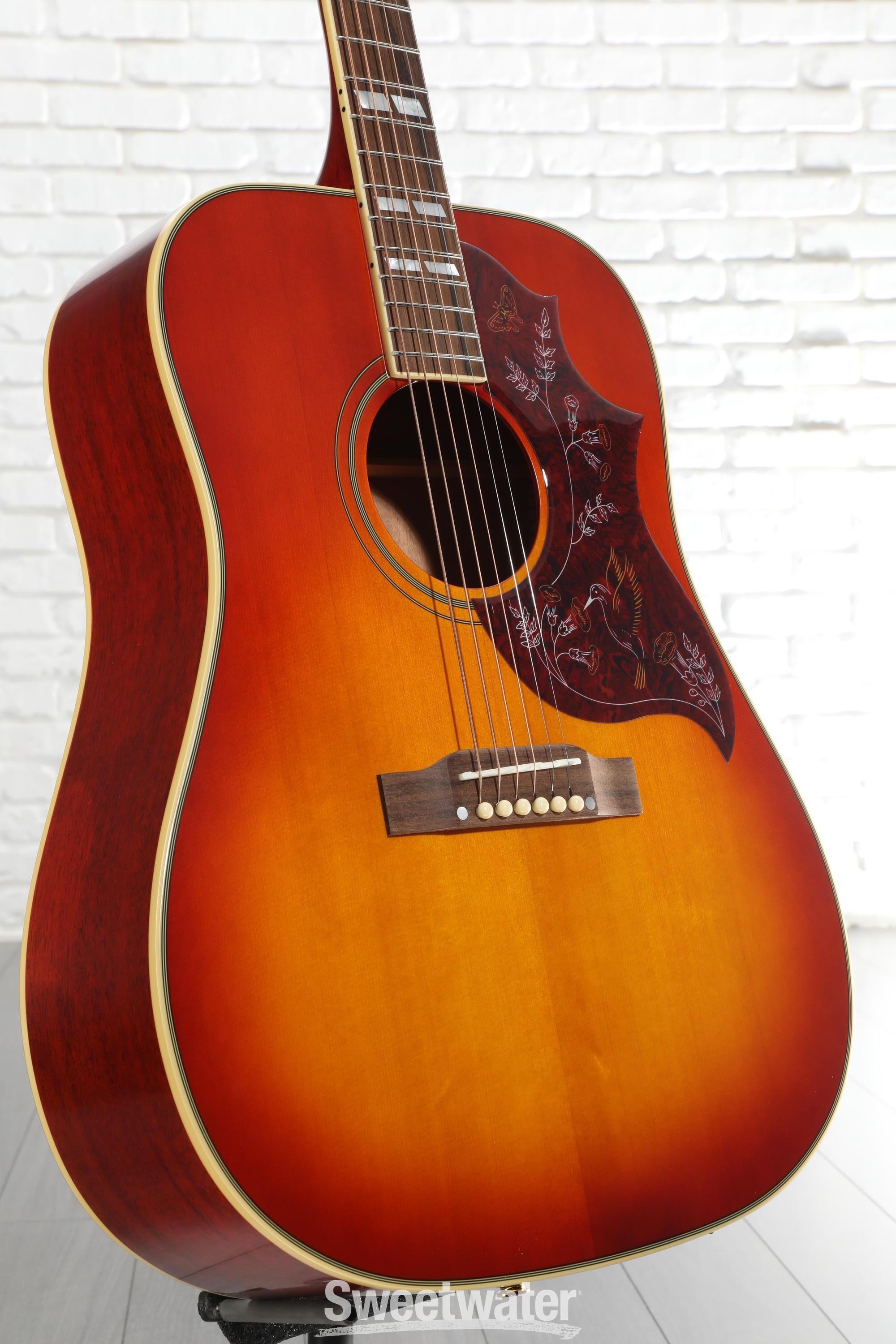 Epiphone Hummingbird Acoustic Guitar - Aged Cherry Sunburst Gloss