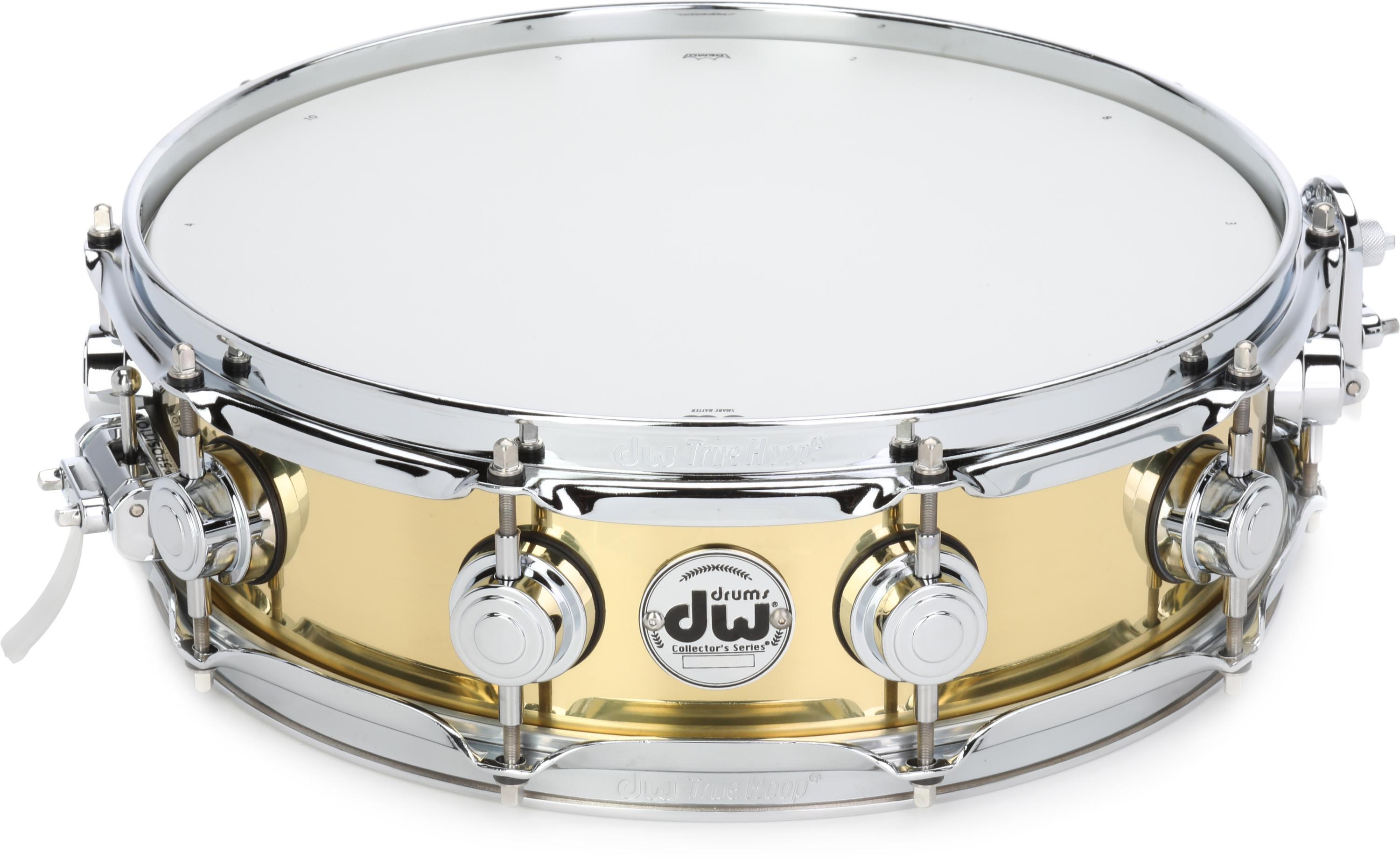 DW Collector's Series Brass Snare Drum - 4 inches x 14 inches