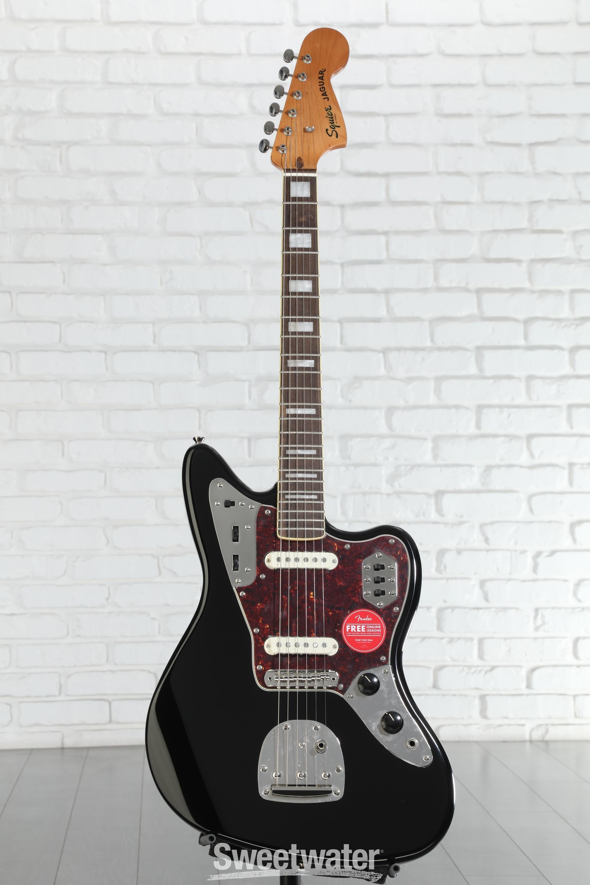 Squier Classic Vibe '70s Jaguar - Black | Sweetwater