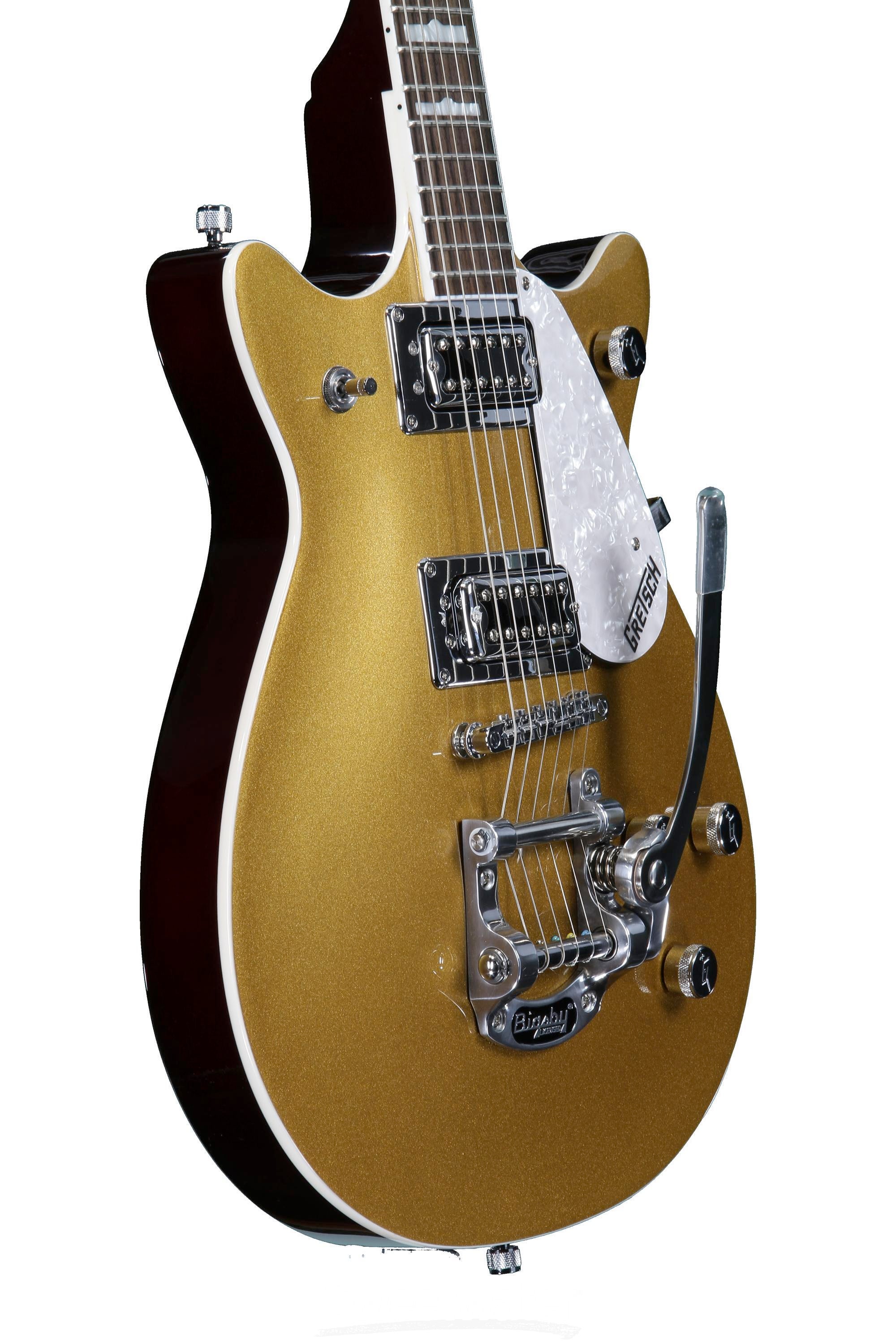 Gretsch G5445T Double Jet with Bigsby - Gold | Sweetwater