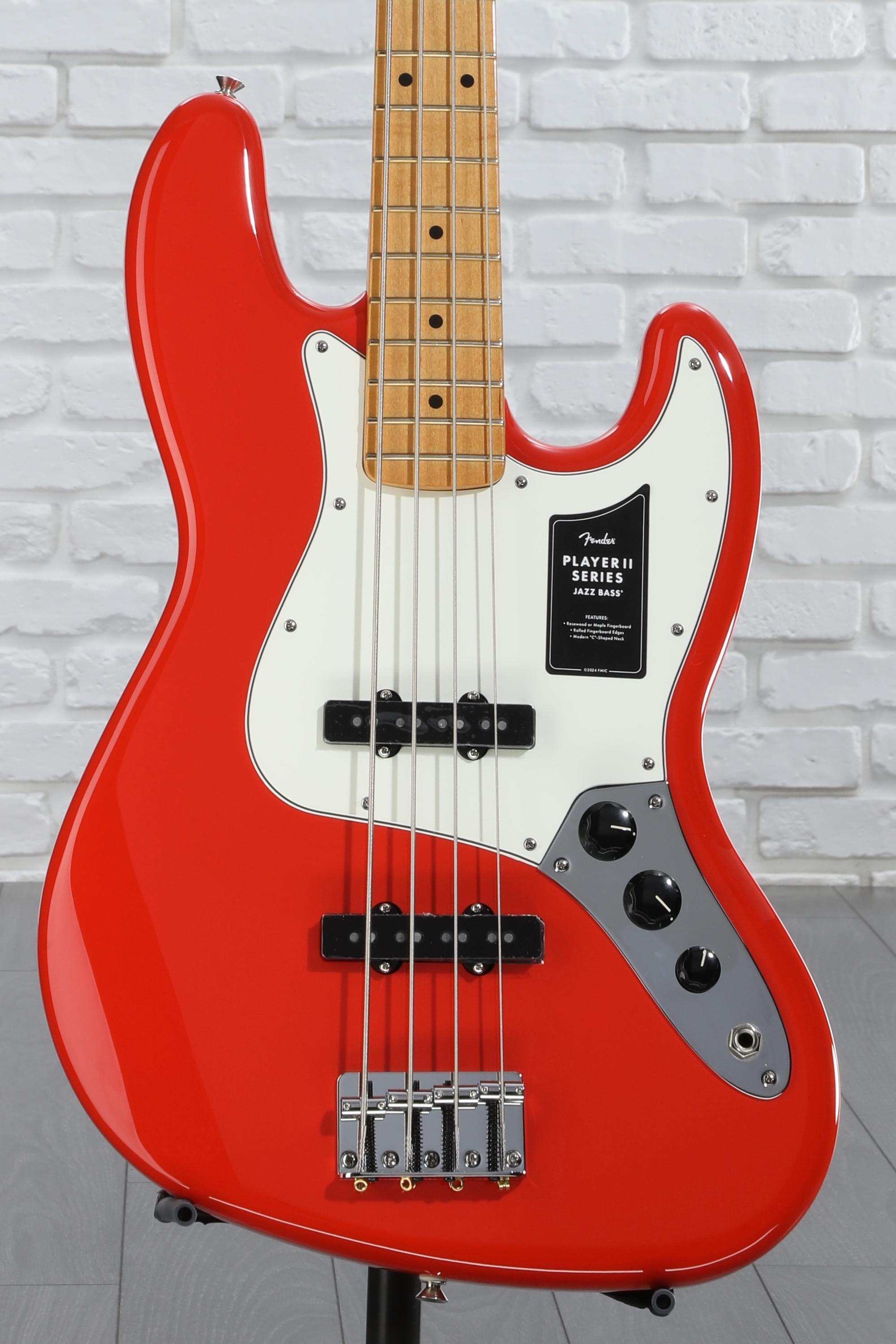 Fender Player Ⅱ Jazz Bass Amazon.com: Fender Player II Jazz Bass - Black with Maple