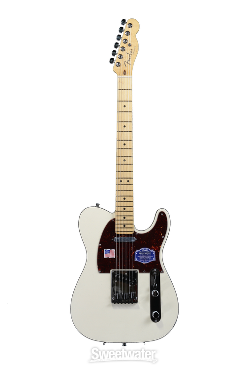 Fender American Deluxe Telecaster - Olympic Pearl, Maple | Sweetwater