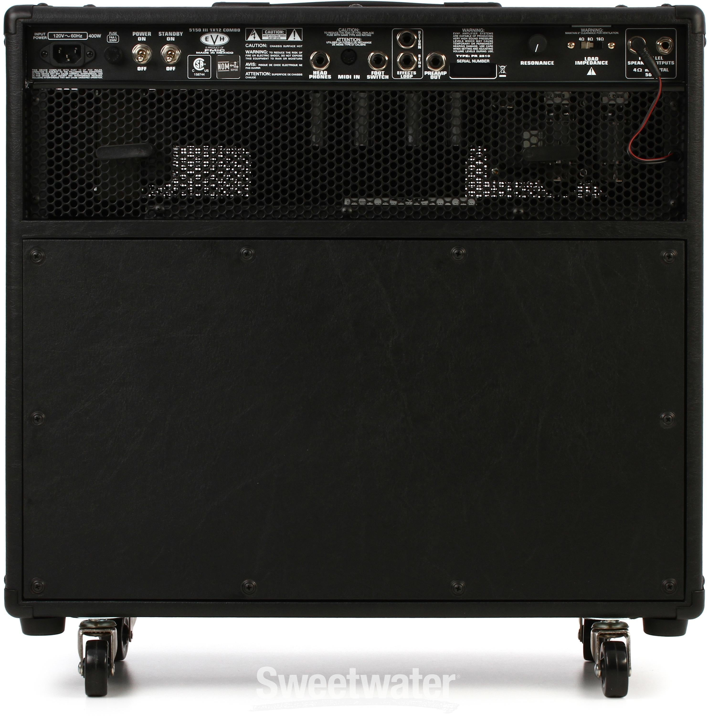 EVH 5150III 1x12-inch 50-watt Tube Combo Amp - Black | Sweetwater