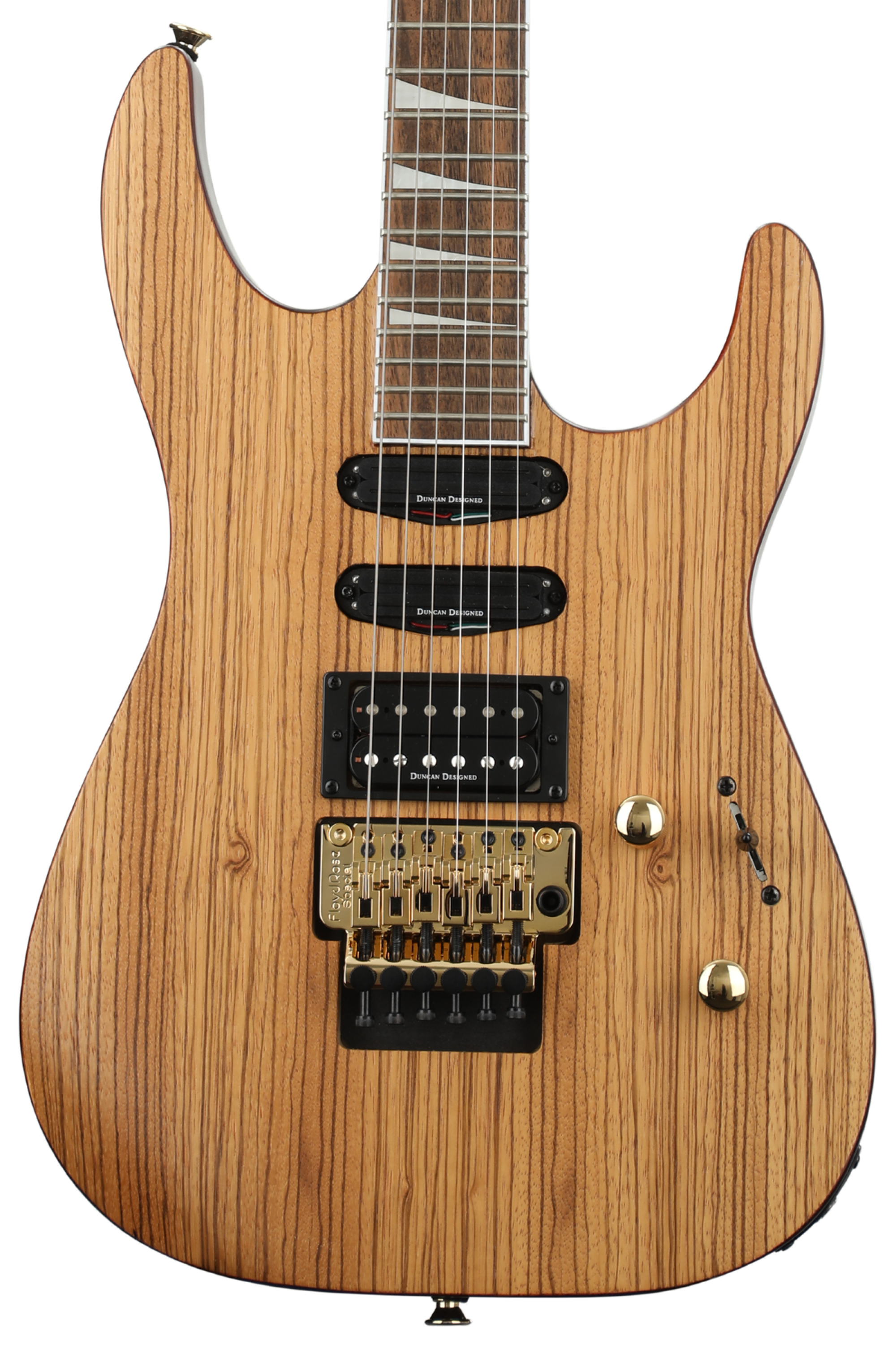 Jackson Soloist SL3X Zebrawood - Natural | Sweetwater