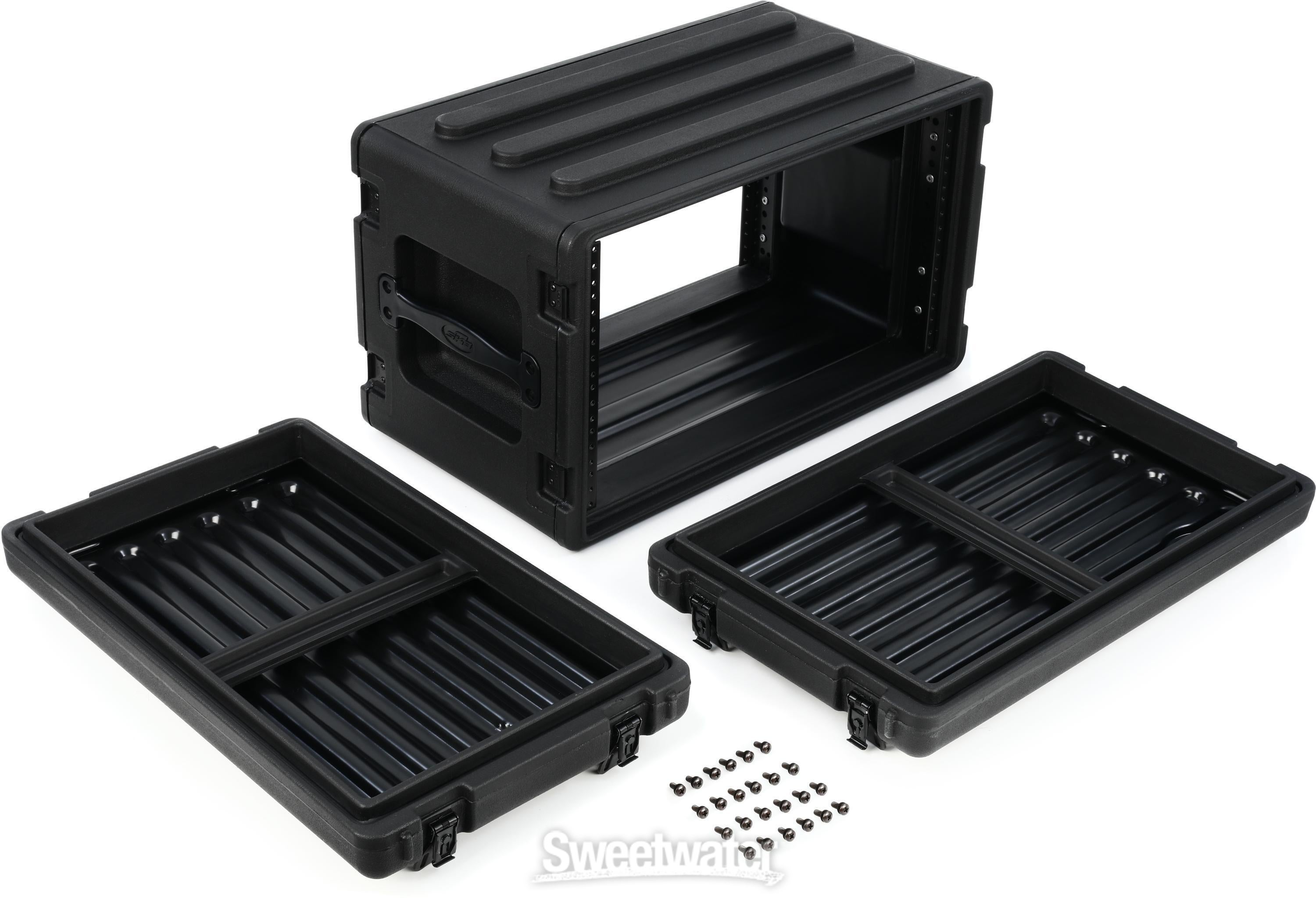 SKB 1SKB-R6S Roto-Molded Shallow 6U Rack Case | Sweetwater