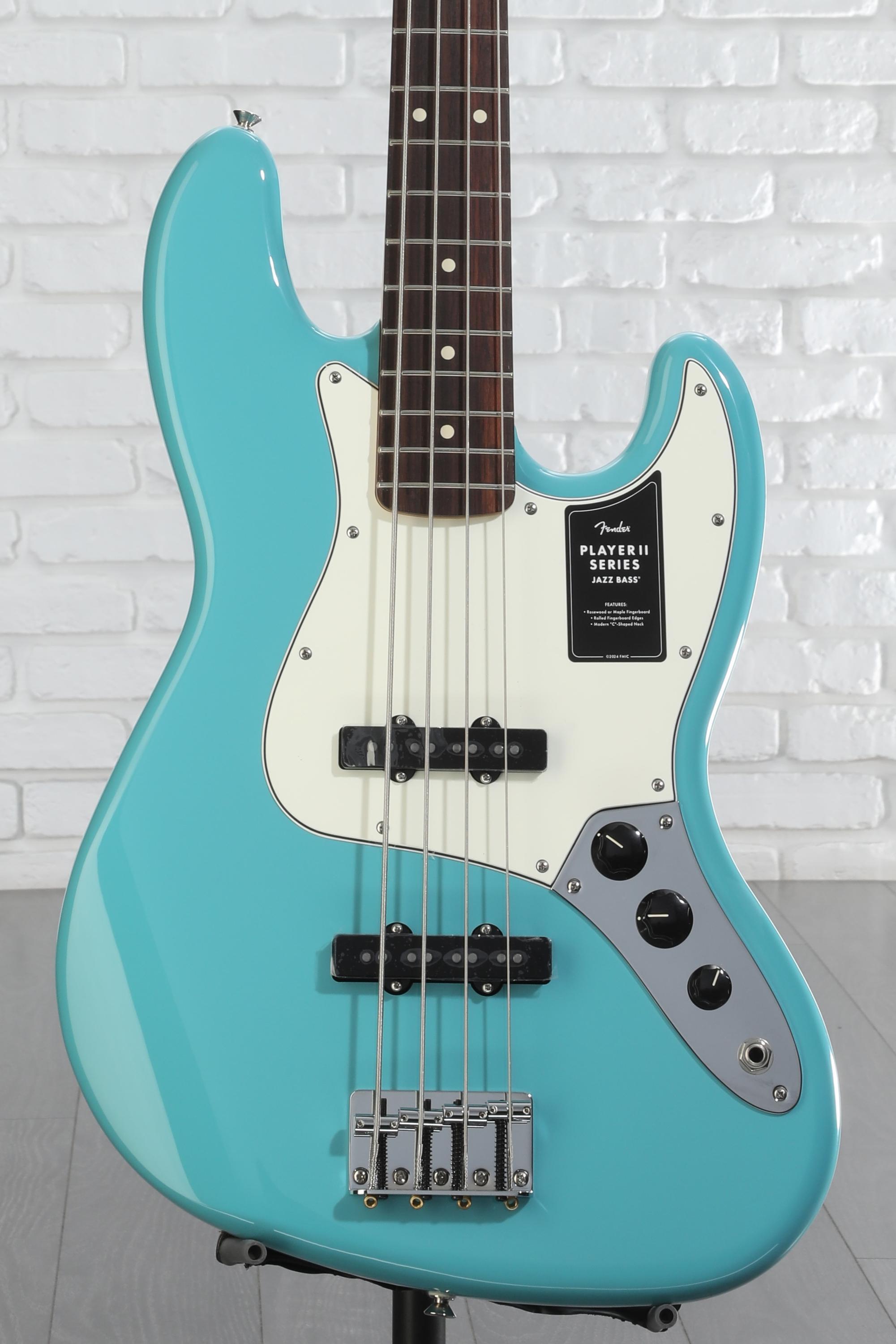 Fender Player II Jazz Bass - Aquatone Blue with Rosewood