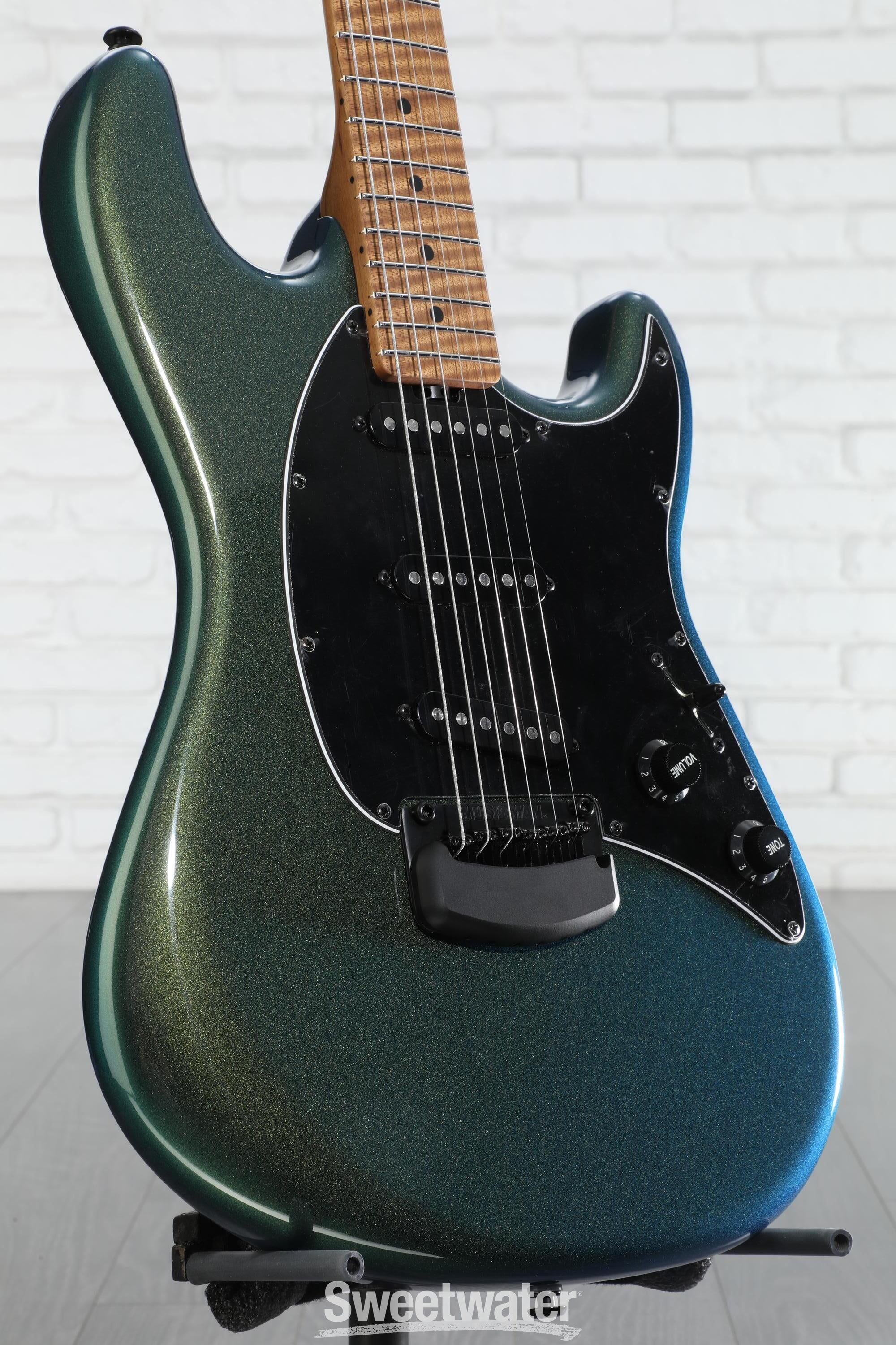 Ernie Ball Music Man Cutlass HT SSS Electric Guitar - Emerald Iris