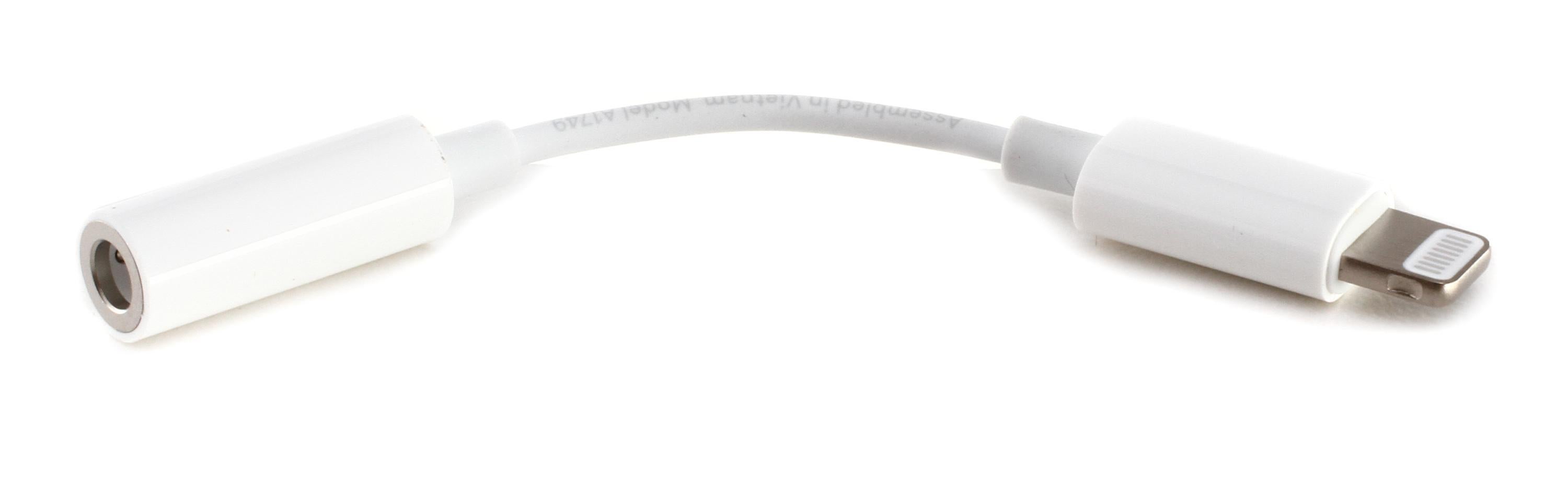 Apple MMX62AM/A Lightning to 3.5mm Headphone Jack Adapter | Sweetwater