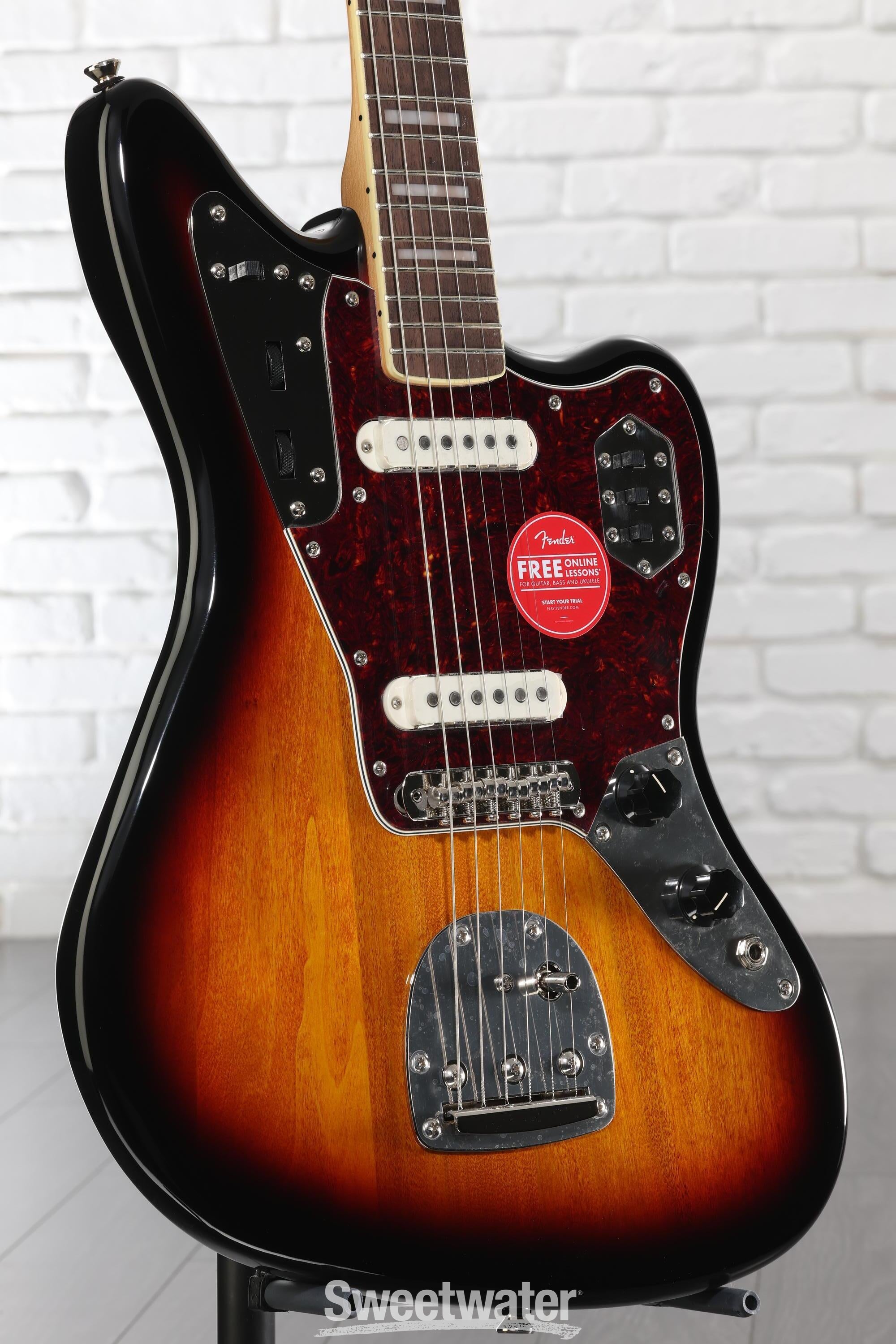 ギター SQUIER Classic Vibe 70s Jaguar 3TS Squier Classic Vibe '70s Jaguar - 3-Tone Sunburst | Sweetwater
