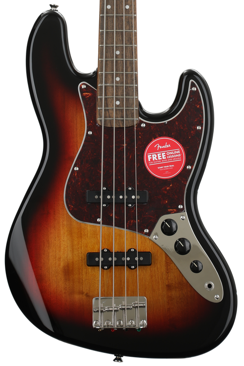 Squier vm deals fretless jazz bass