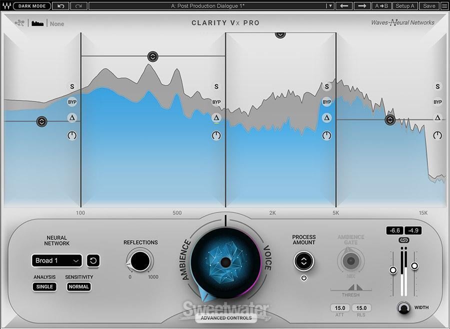 Waves Clarity Vx Pro Noise Reduction Plug-in | Sweetwater