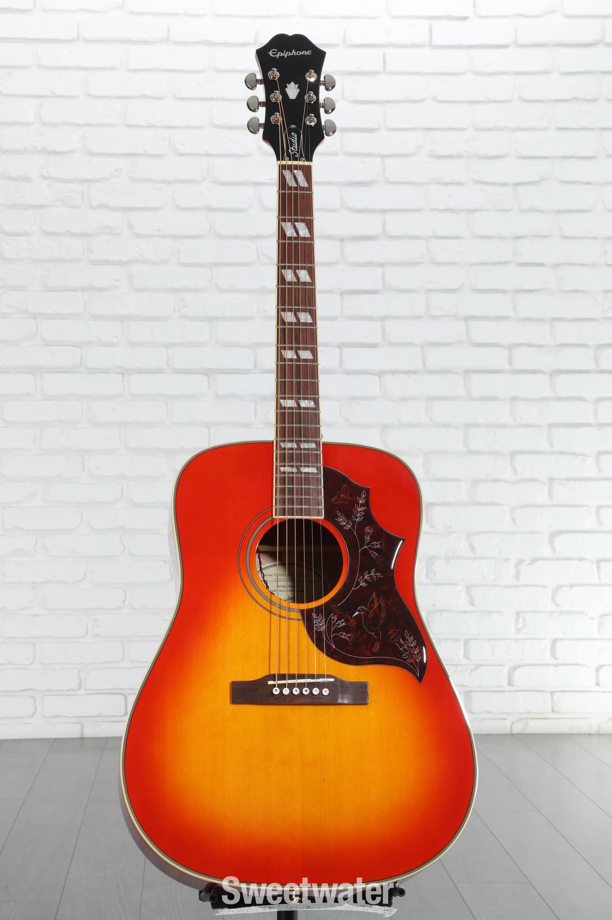 Epiphone Hummingbird アコースティックギター Epiphone Hummingbird Acoustic Electric Ukulele - Faded