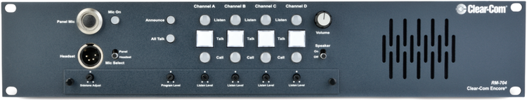 Clear-Com RM-704 4-channel Intercom Remote Station