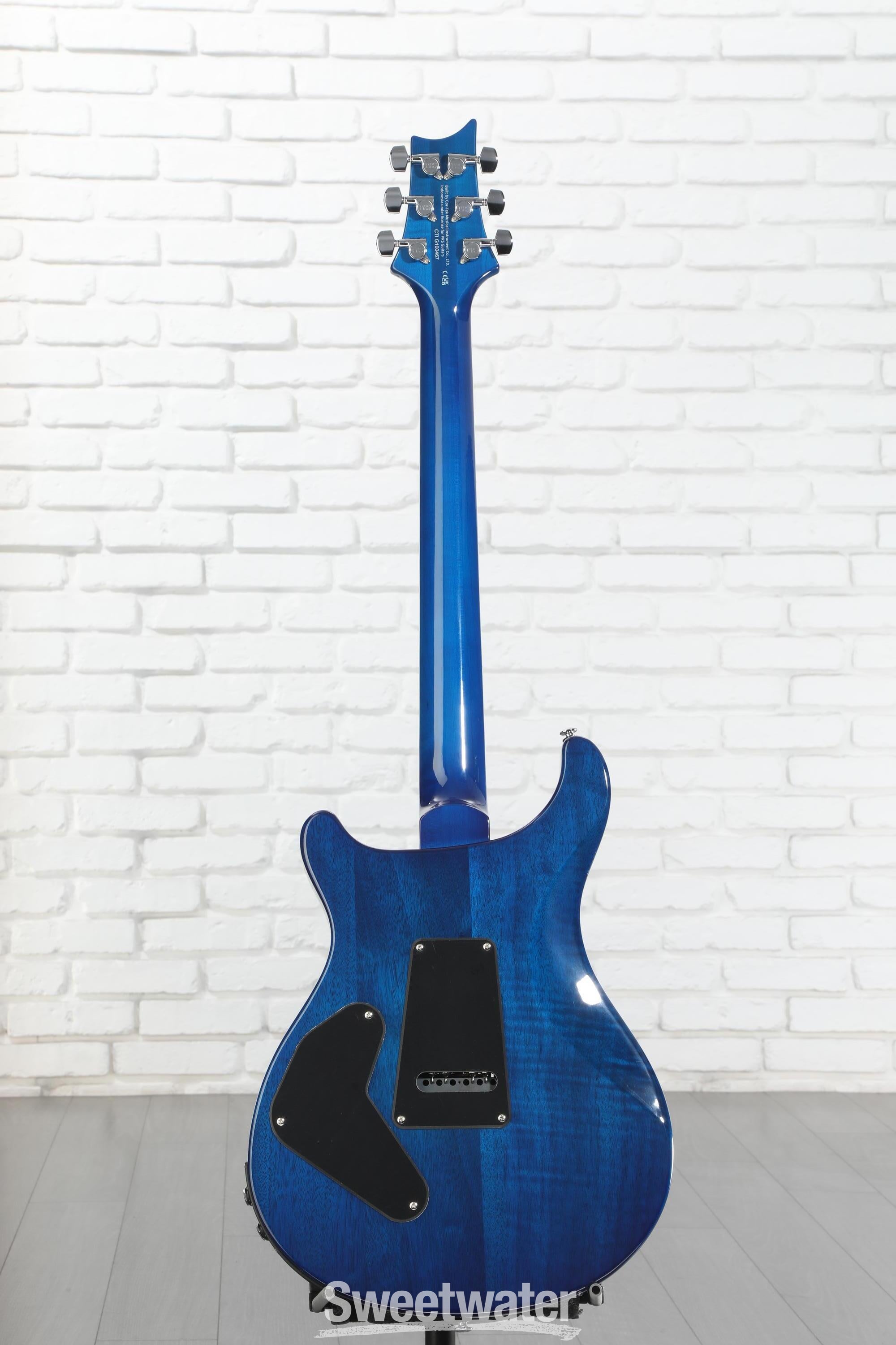 PRS SE Custom 24 Semi-Hollow Piezo Electric Guitar - Lake