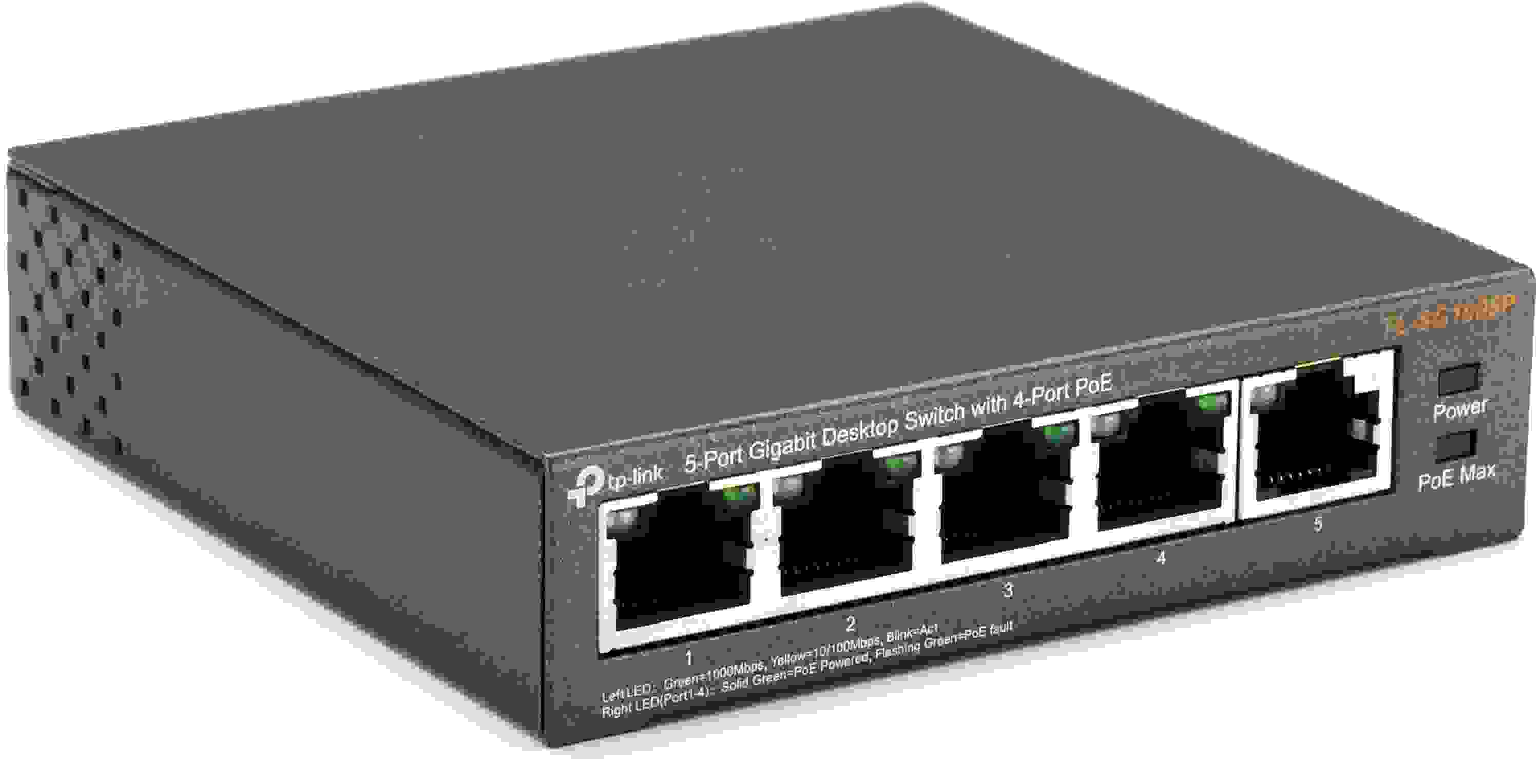 TP Link 5-port Gigabit Desktop Switch with 4-port PoE
