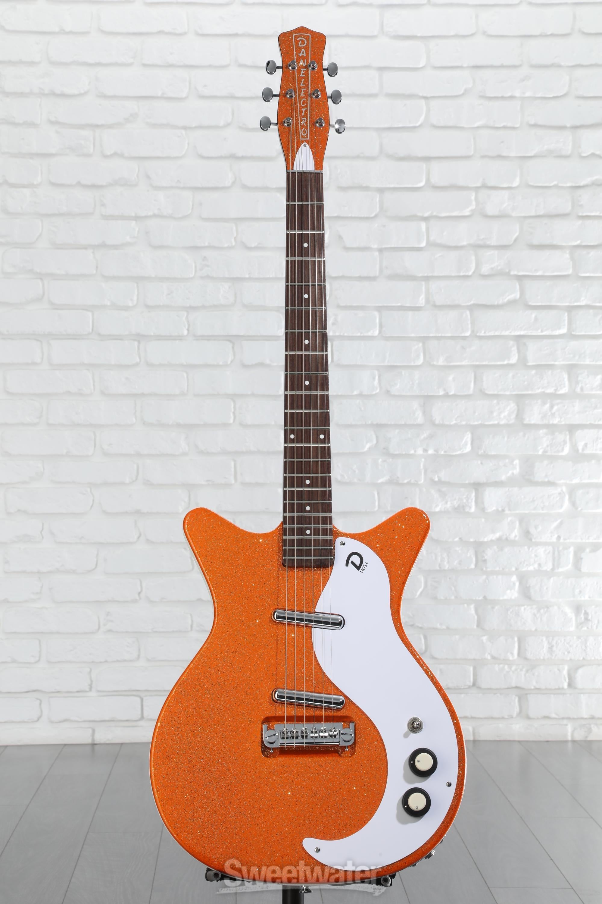 Danelectro '59M NOS+ Electric Guitar - Orange Metalflake
