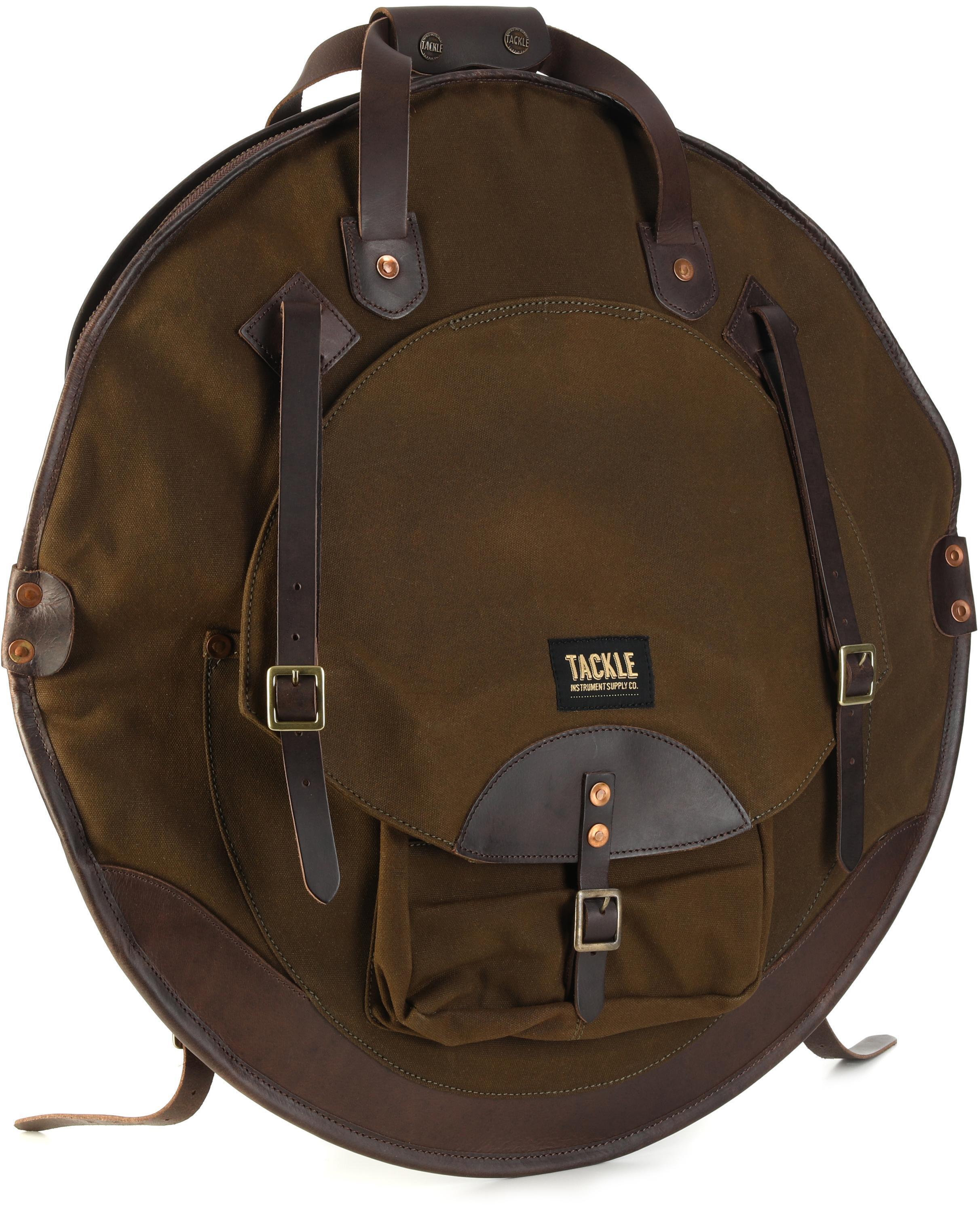 Photo of Tackle Instrument Supply Backpack Cymbal Bag - 22 inch, Forest Green