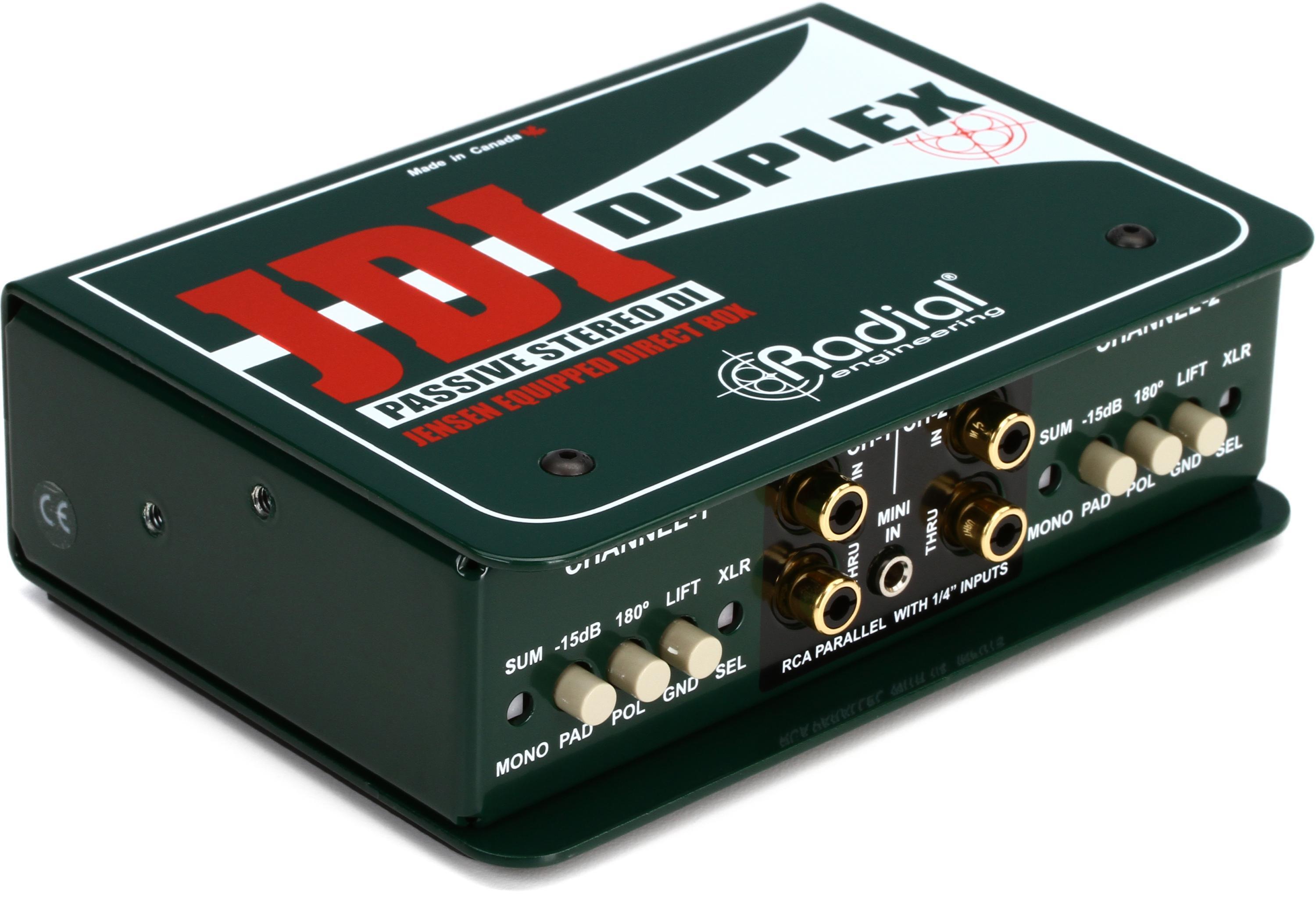 Radial JDI Duplex Jensen-equipped 2-channel Passive Instrument 