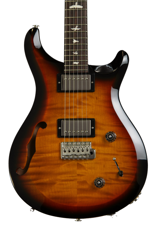PRS S2 Custom 22 Semi-hollow - Tri-color Sunburst | Sweetwater