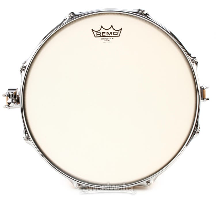 Pearl Masterworks Maple/Mahogany Snare Drum - 3.5 x 14 inch - Canary Mist