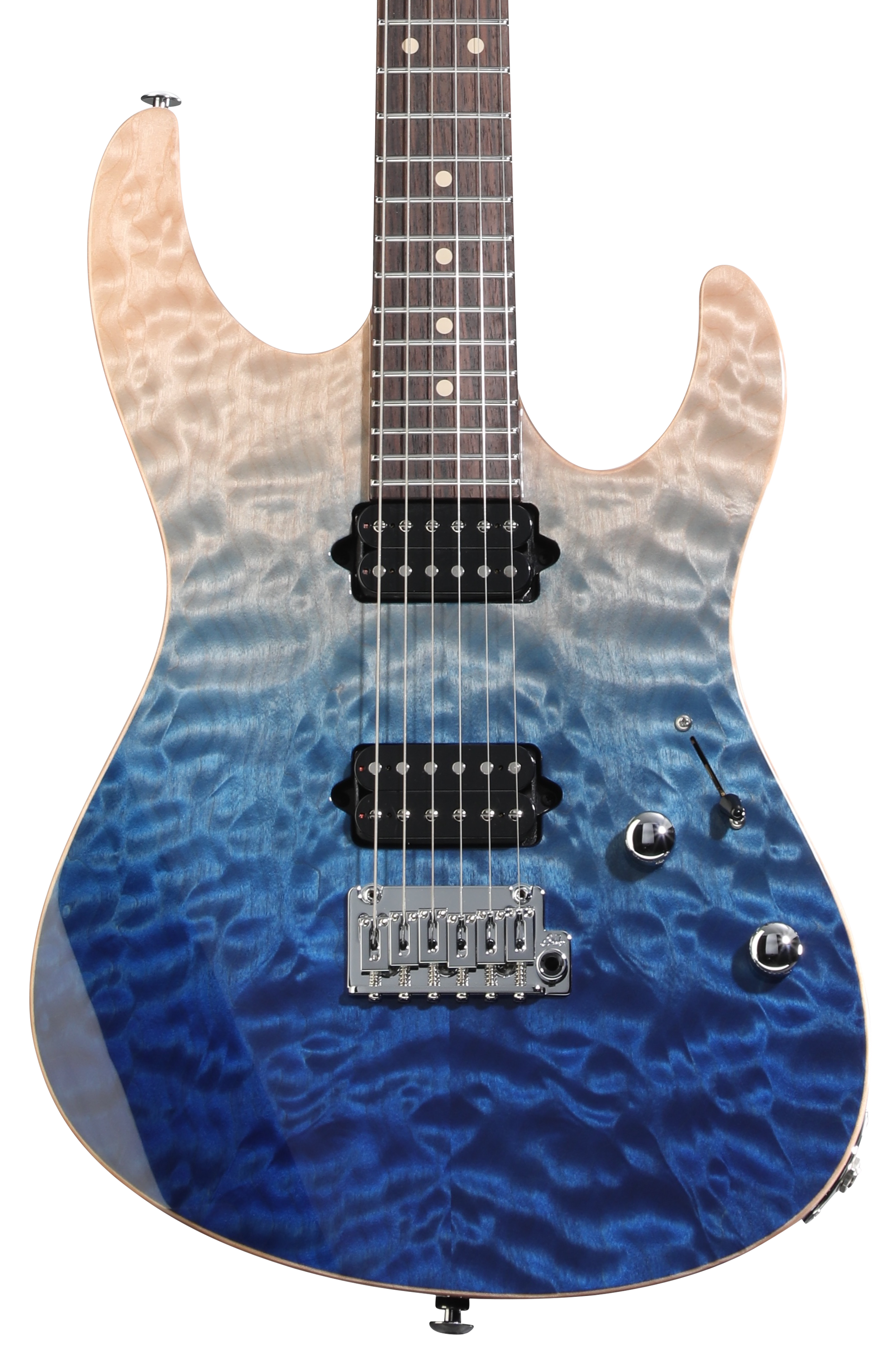 Suhr Modern Set Neck Electric Guitar - Blue Fade | Sweetwater