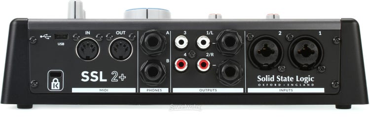 Solid State Logic SSL2+ USB Audio Interface | Sweetwater 