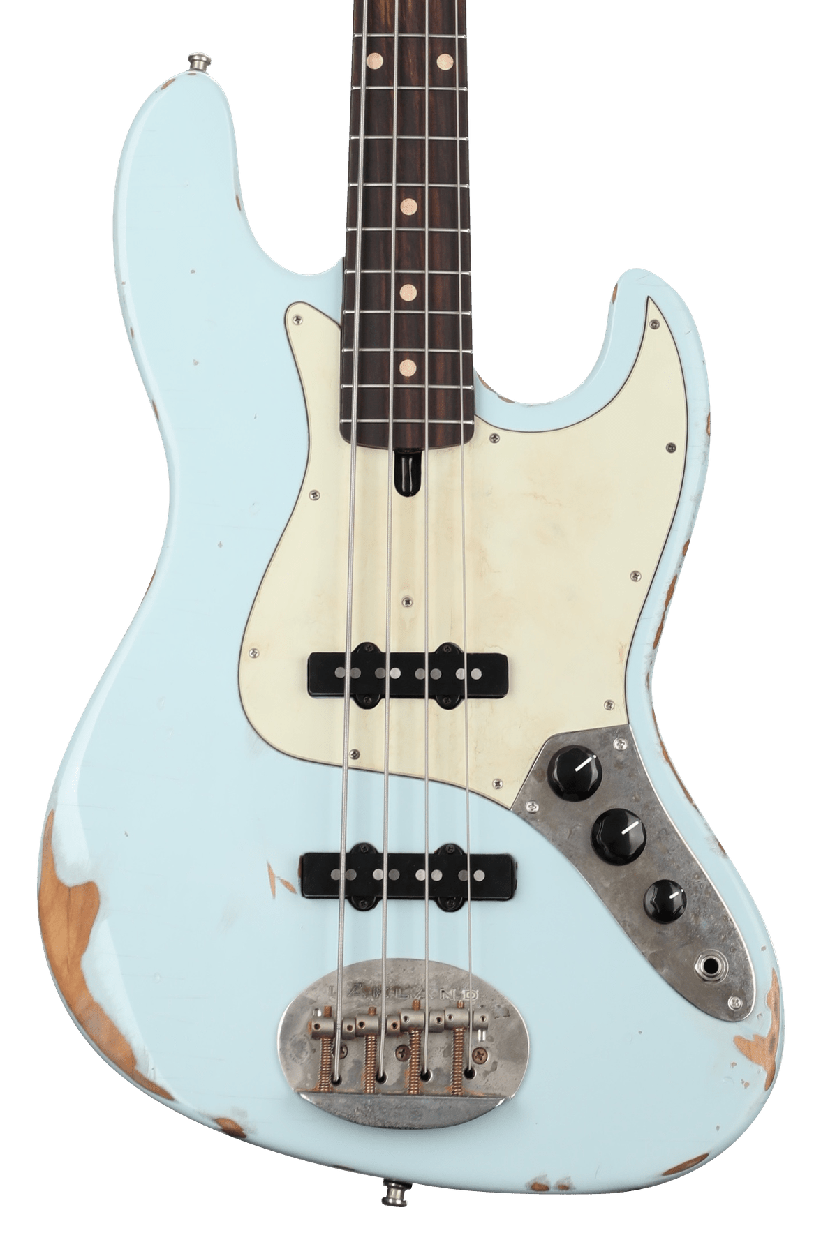 Lakland USA Classic 44-60 Bass Guitar - Aged Sonic Blue