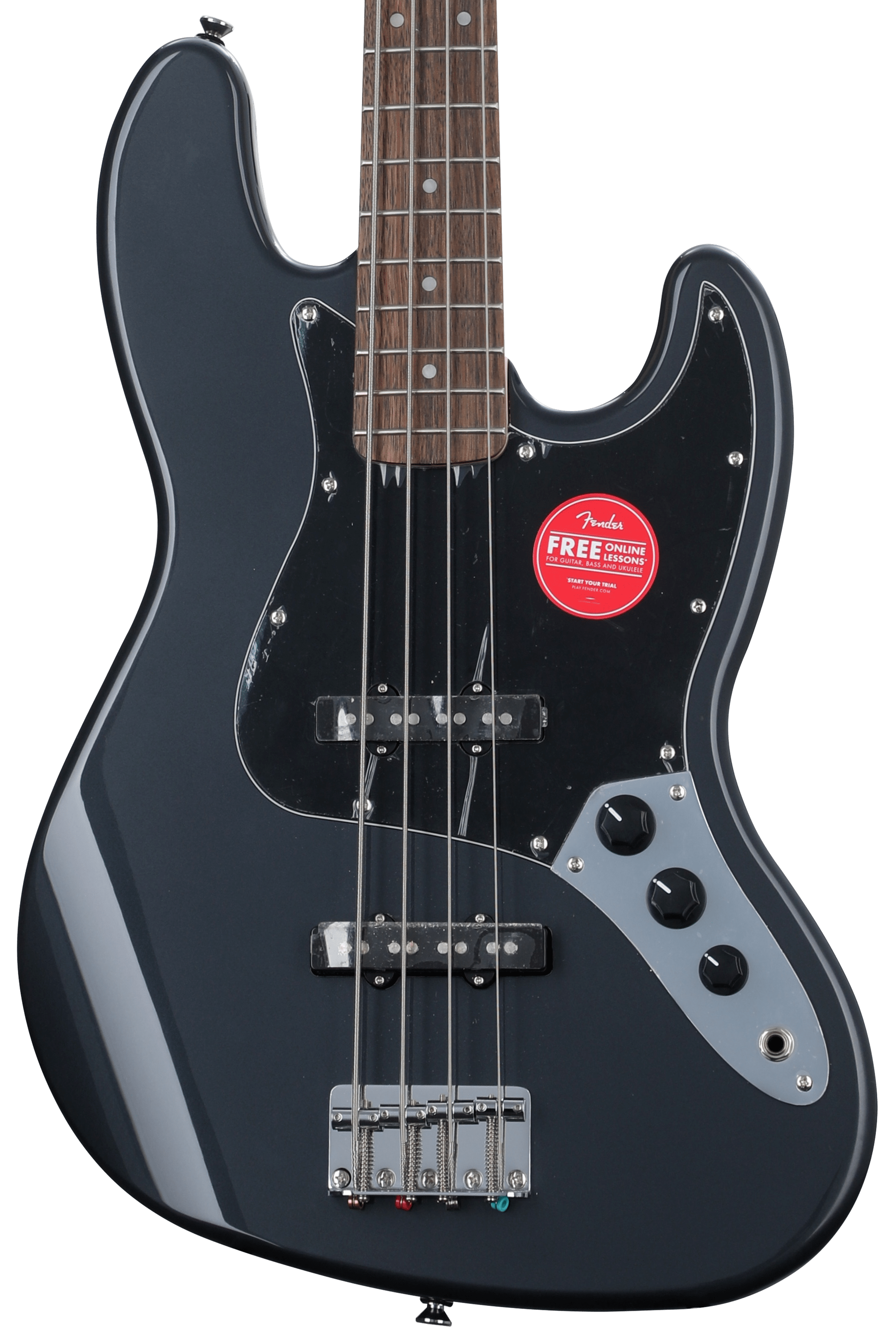Squier Affinity Series Jazz Bass - Charcoal Frost Metallic with