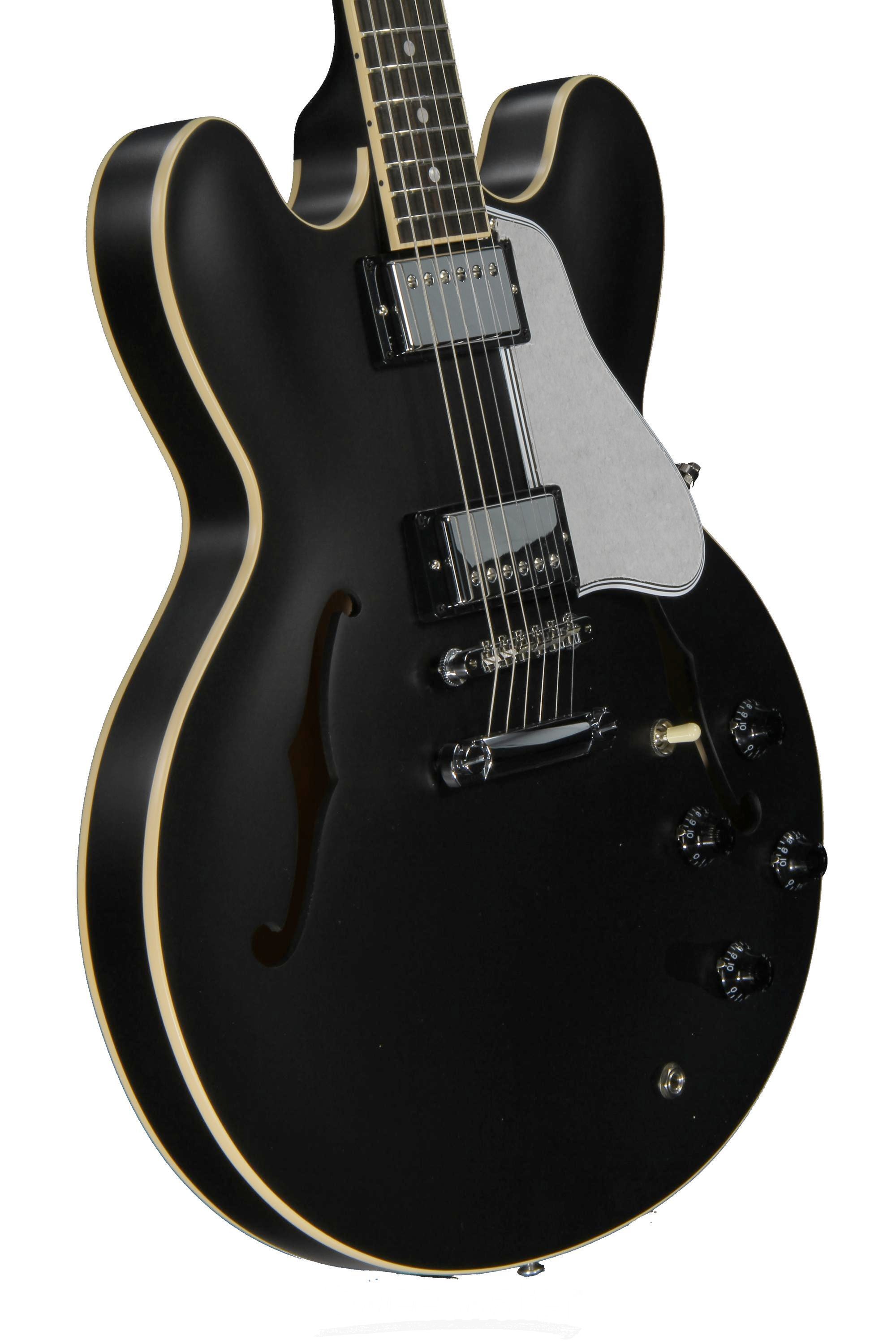 Gibson ES-335 Dot Satin Finish - Trans Black | Sweetwater