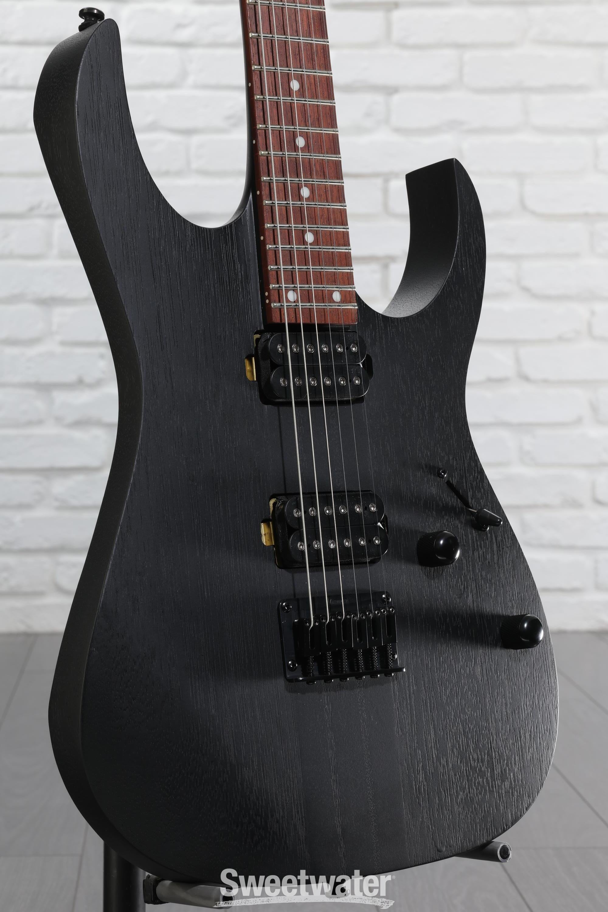 Ibanez Standard RGRT421 Electric Guitar - Weathered Black | Sweetwater